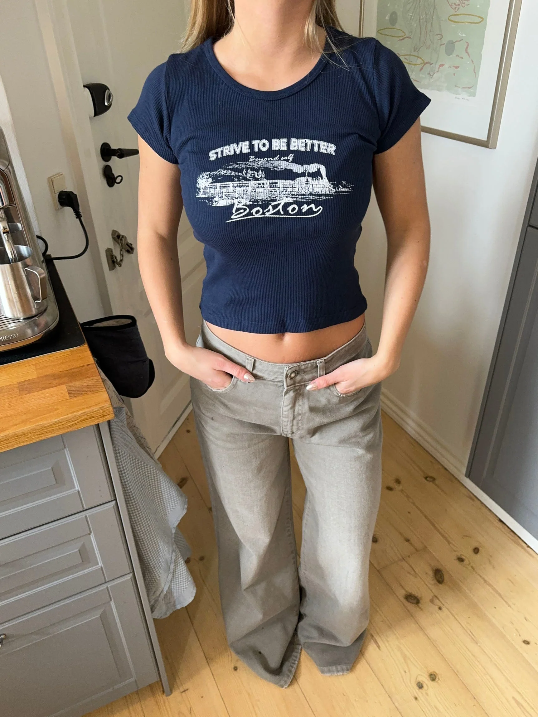 "Strive to be better" t-shirt - Navy 6 "Strive to be better" t-shirt - Navy
