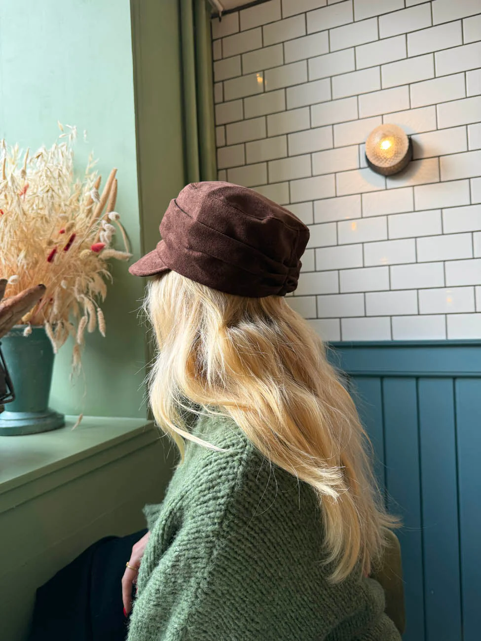 Gudrun cap - Brown 3 Gudrun cap - Brown
