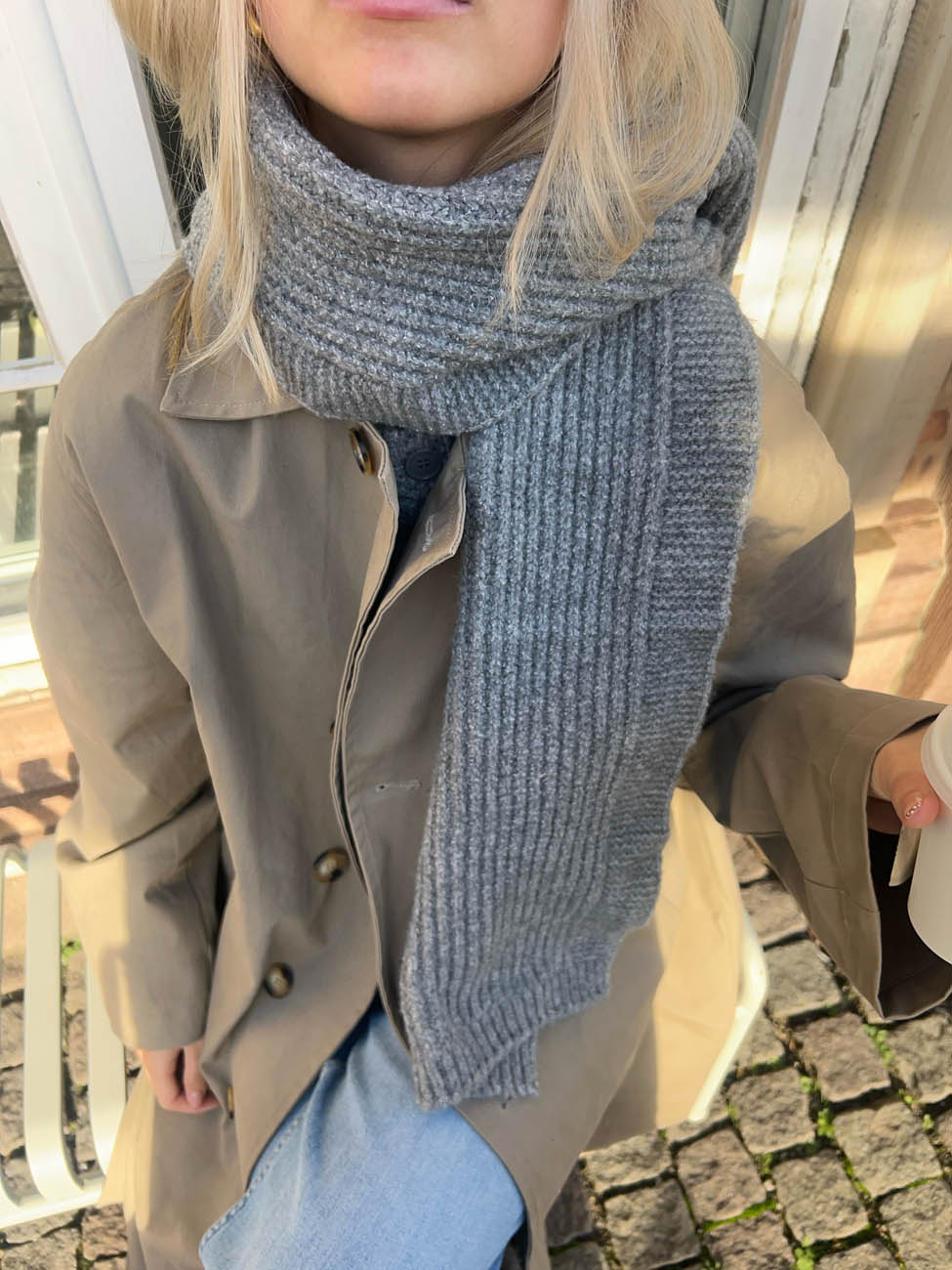 Ninita scarf - Grey 3 Ninita scarf - Grey