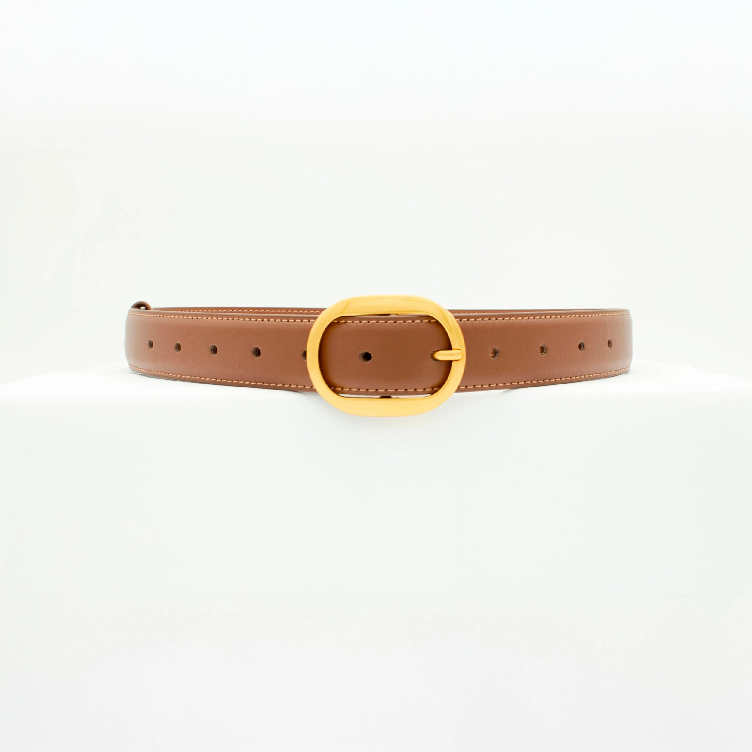 Classic belt - Brown/gold 3 Classic belt - Brown/gold