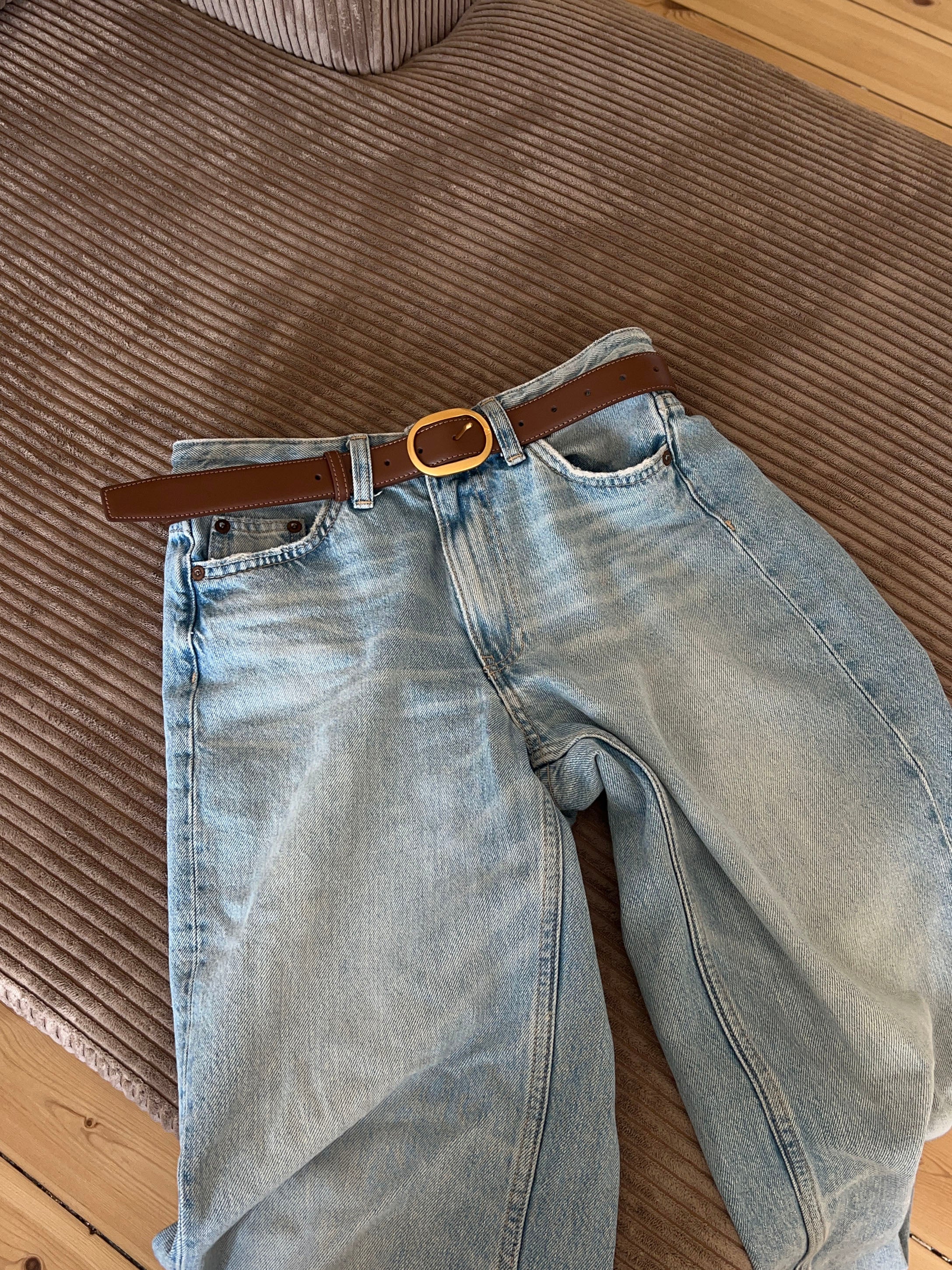 Classic belt - Brown/gold 5 Classic belt - Brown/gold