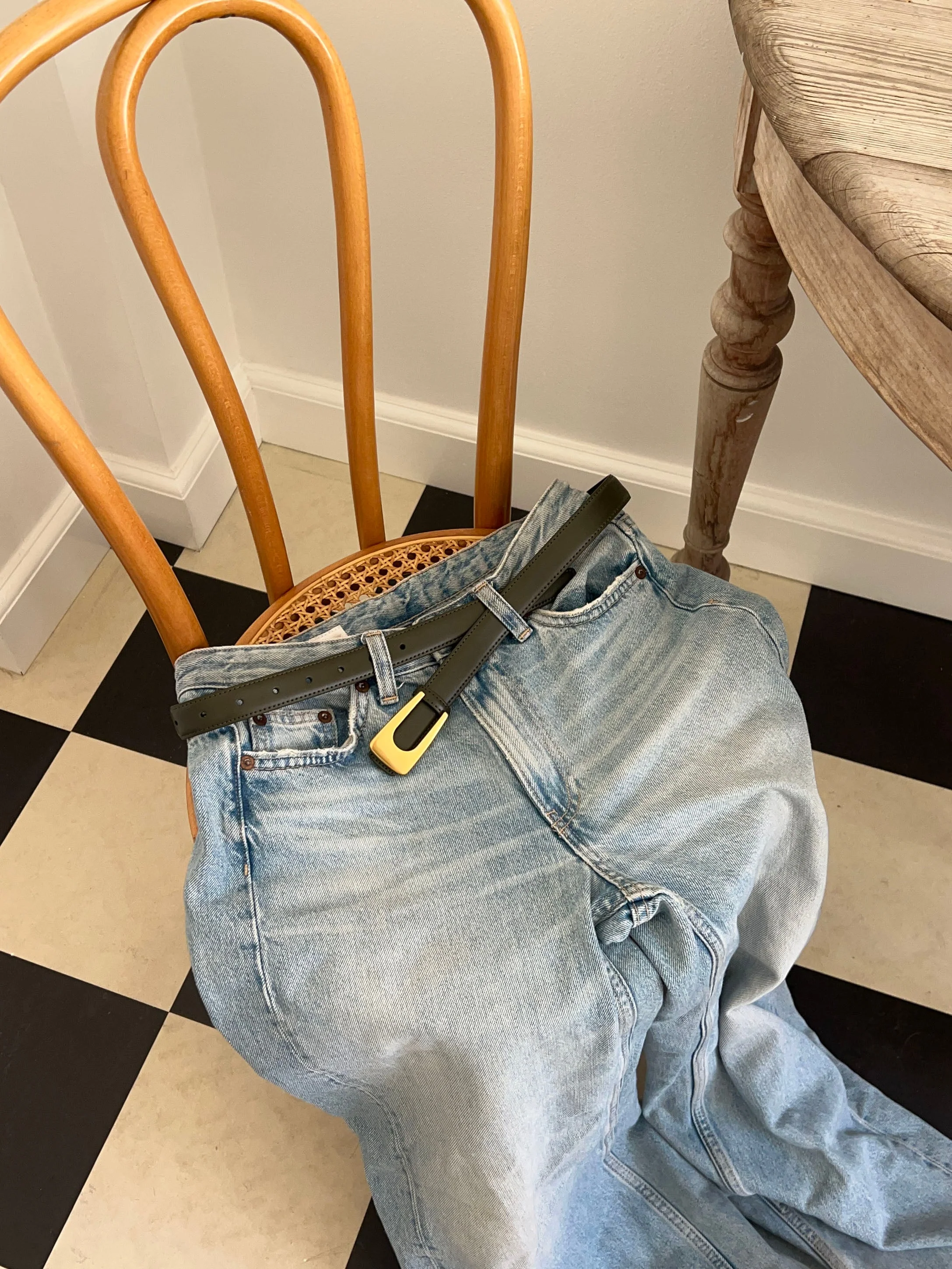 Edge belt - Dark green/gold 4 Edge belt - Dark green/gold