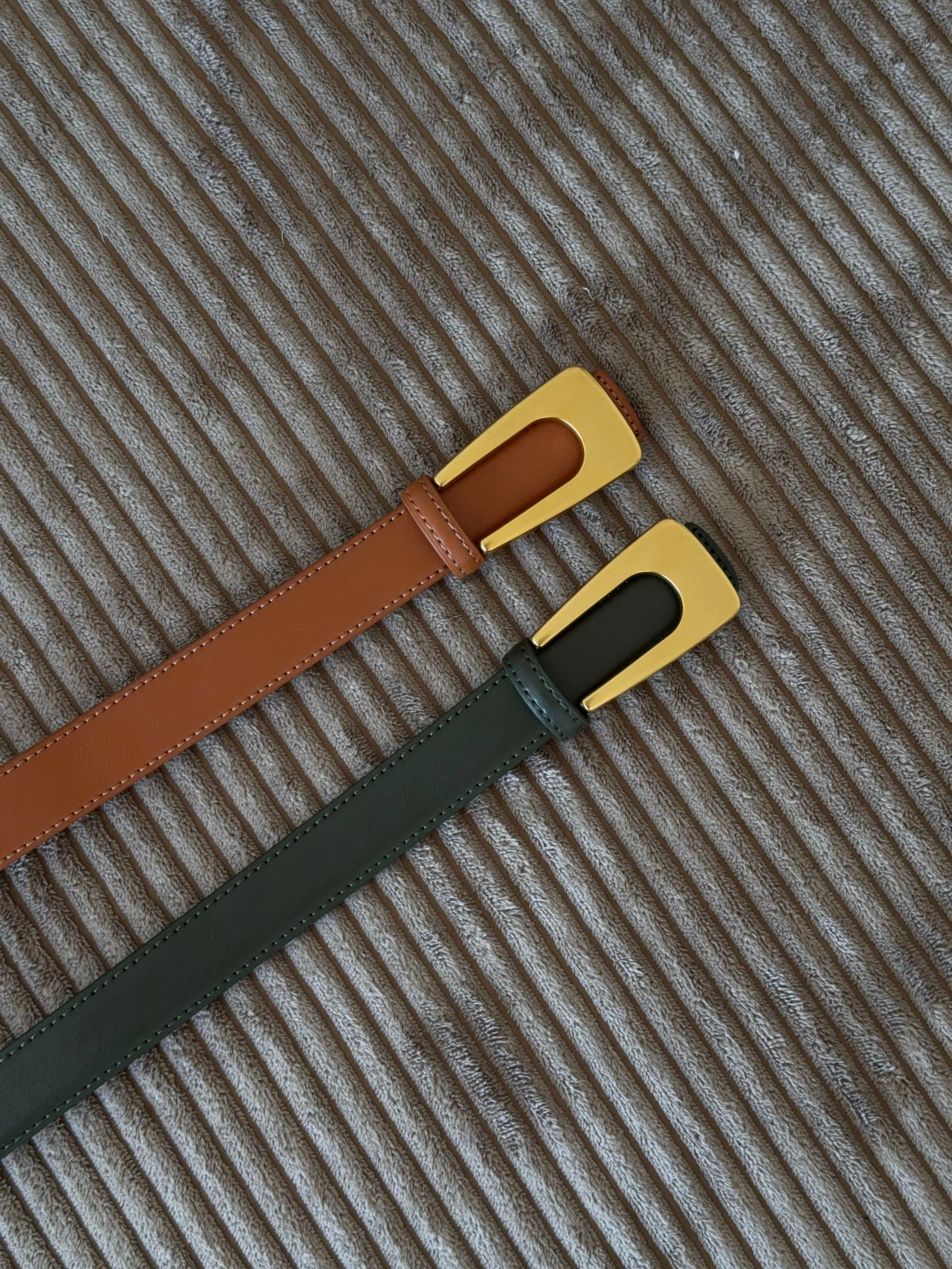 Edge belt - Dark green/gold 5 Edge belt - Dark green/gold