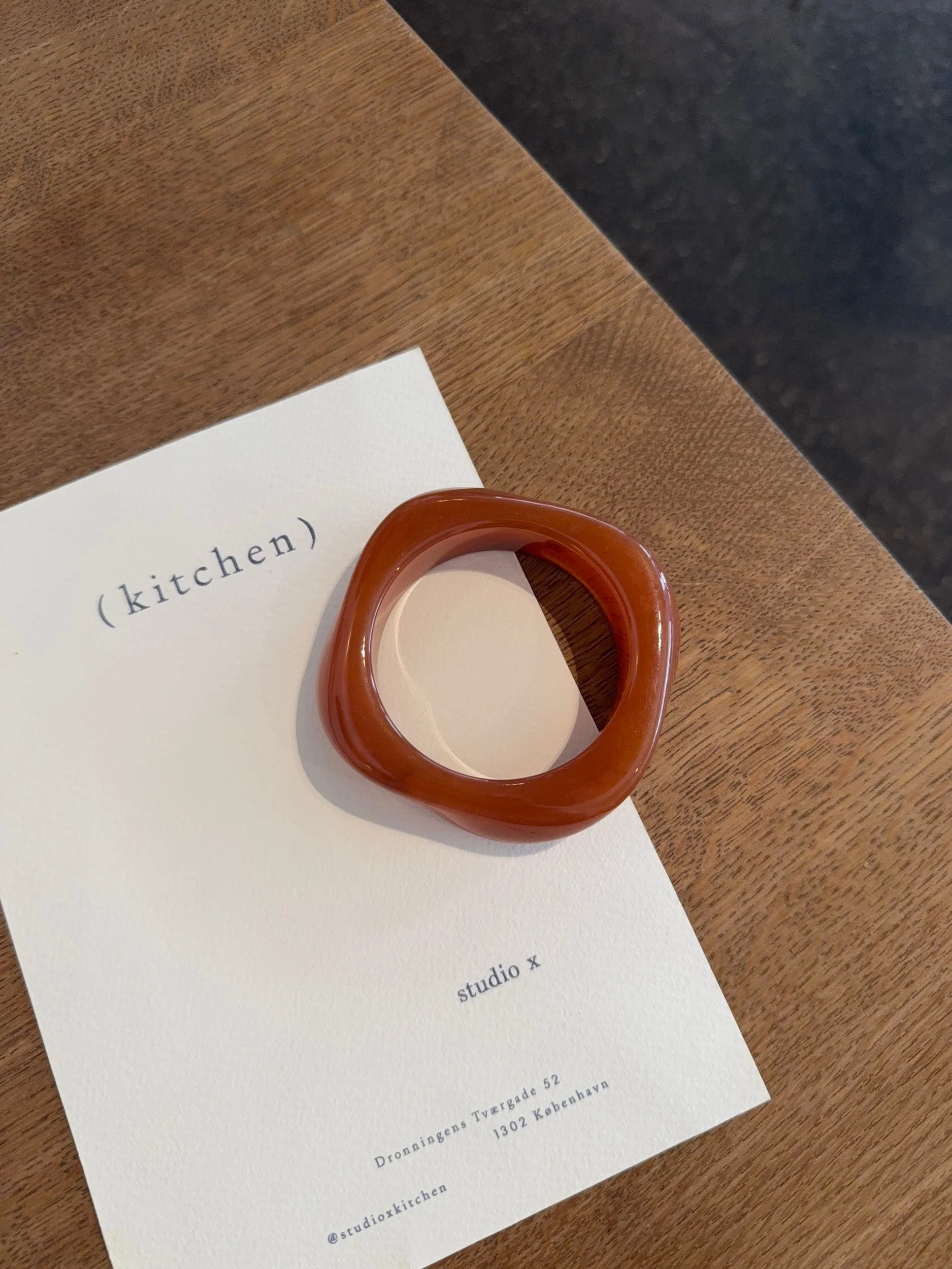 Lykke chunky bracelet – Dark caramel 9 Lykke chunky bracelet – Dark caramel
