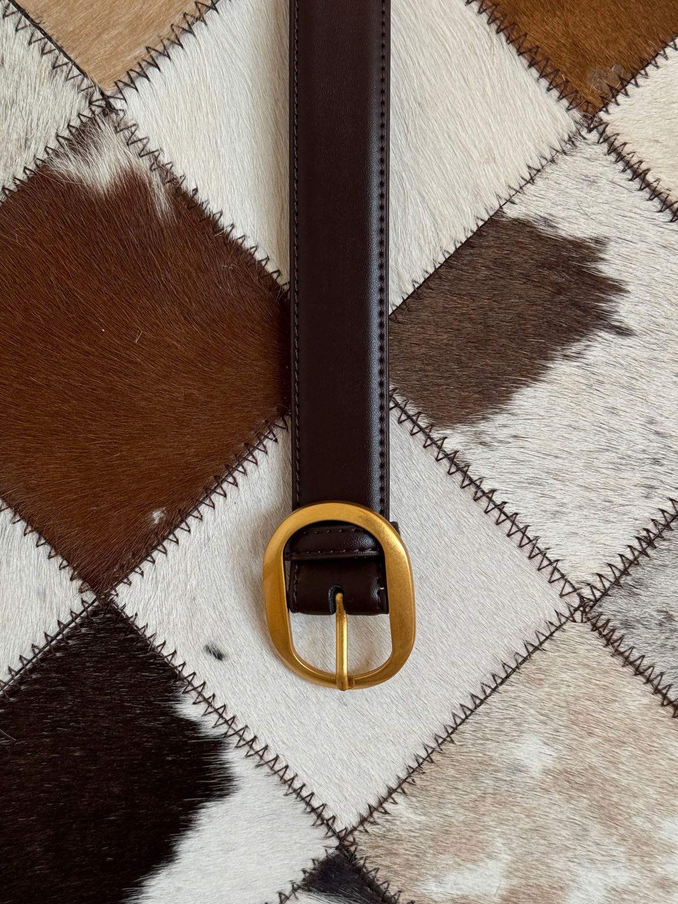 Pure belt – Brown/gold 4 Pure belt – Brown/gold