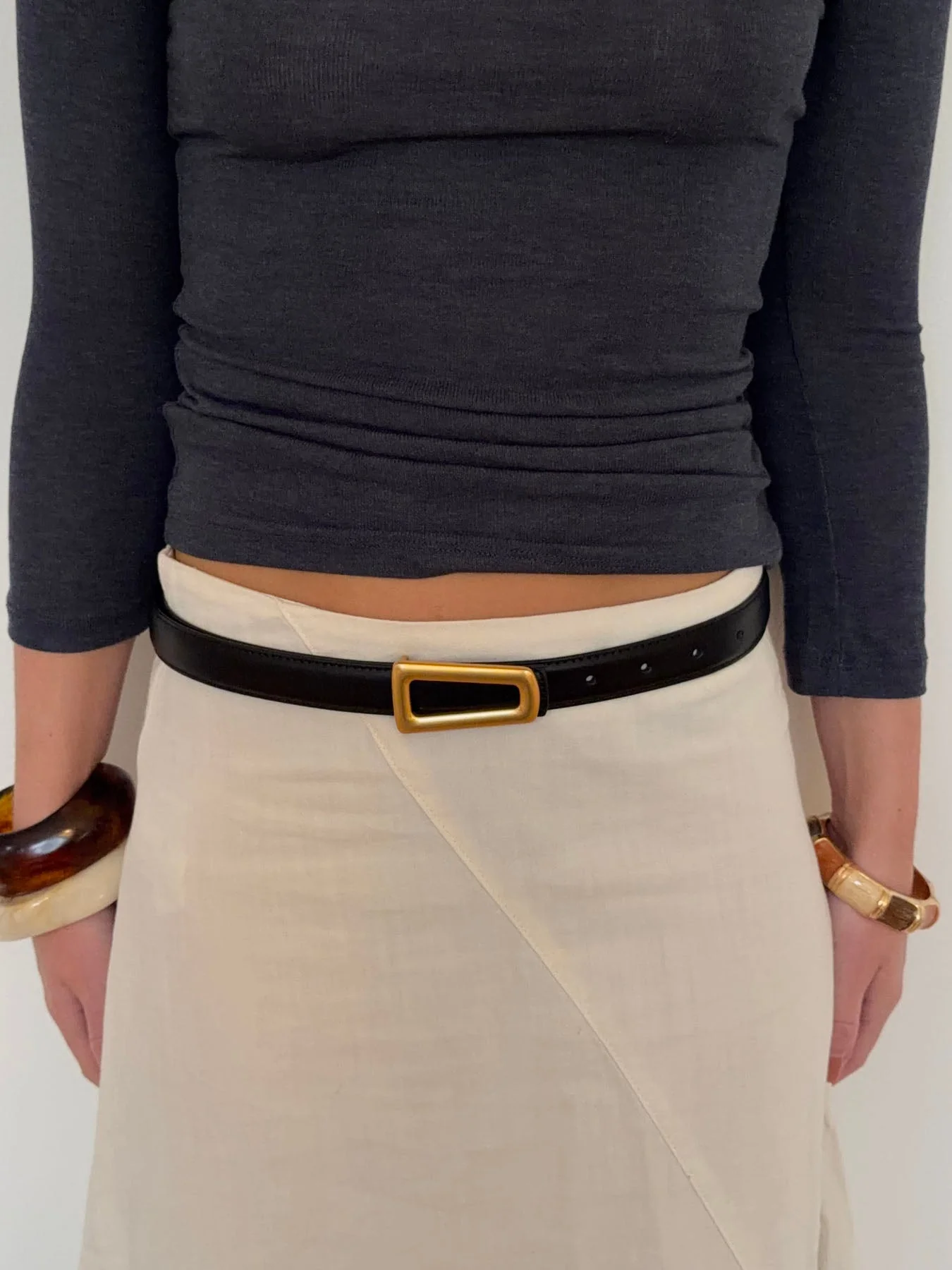 Luce belt - Black/gold 2 Luce belt - Black/gold