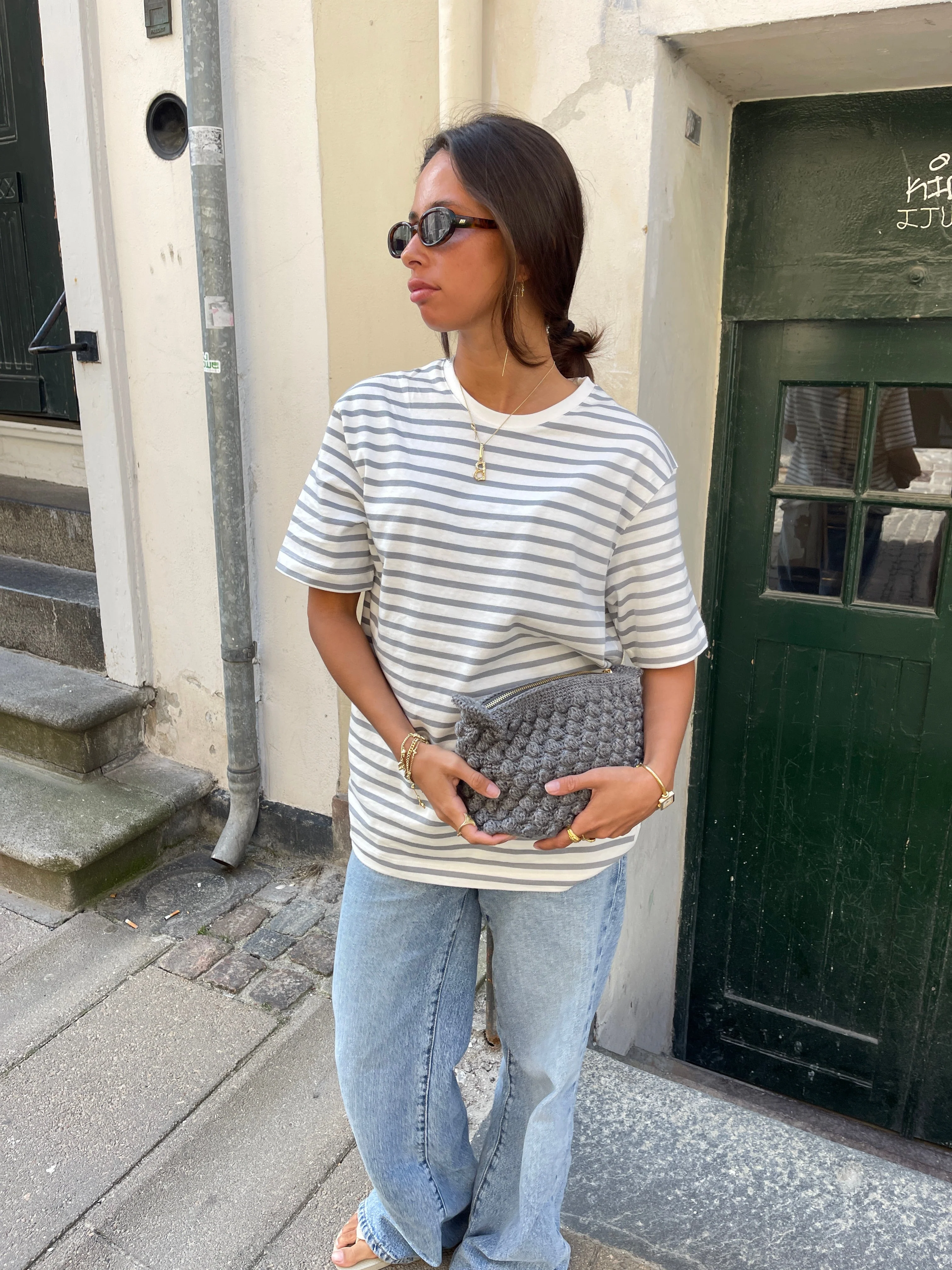 Crochet clutch - Dark grey 5 Crochet clutch - Dark grey