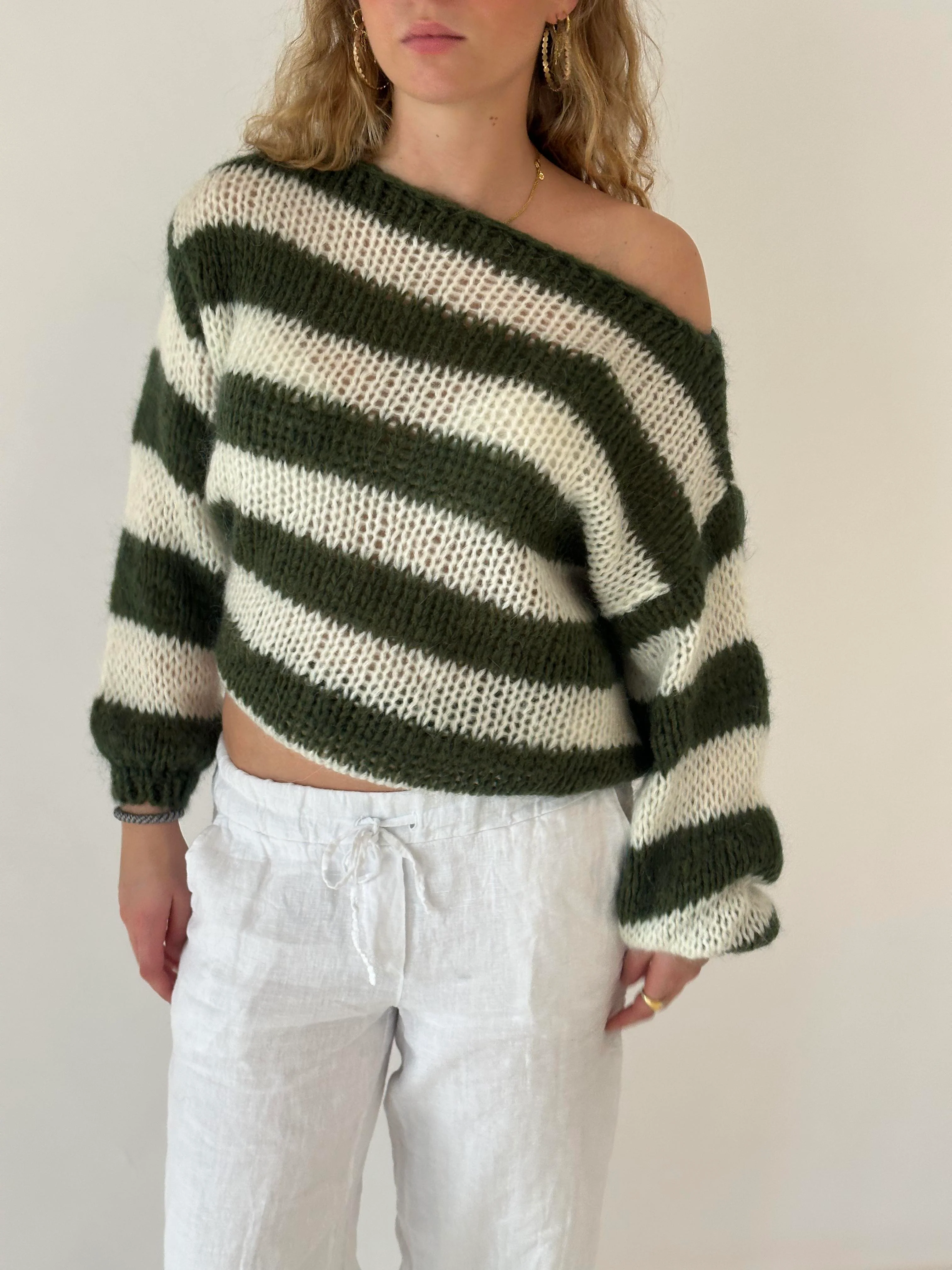 Anna Olympia knit - Khaki 8 Anna Olympia knit - Khaki