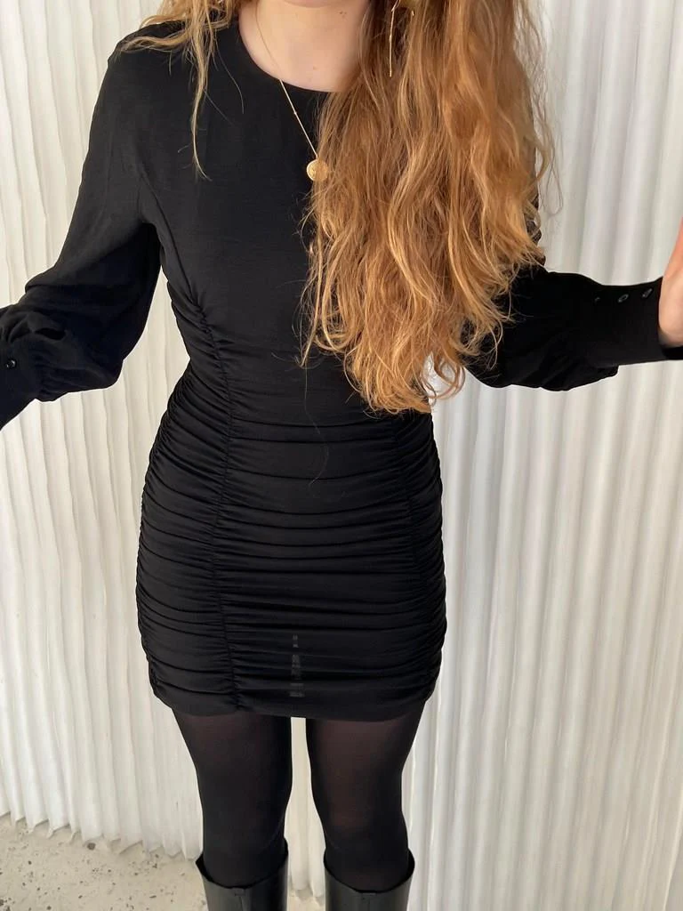 Anna Olympia scrunch dress - Black 12 Anna Olympia scrunch dress - Black