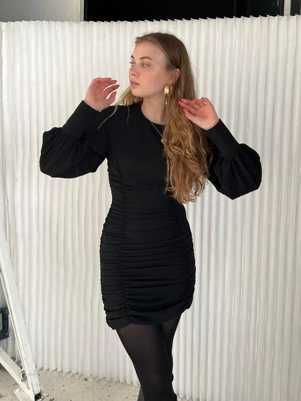 Anna Olympia scrunch dress - Black 2 Anna Olympia scrunch dress - Black