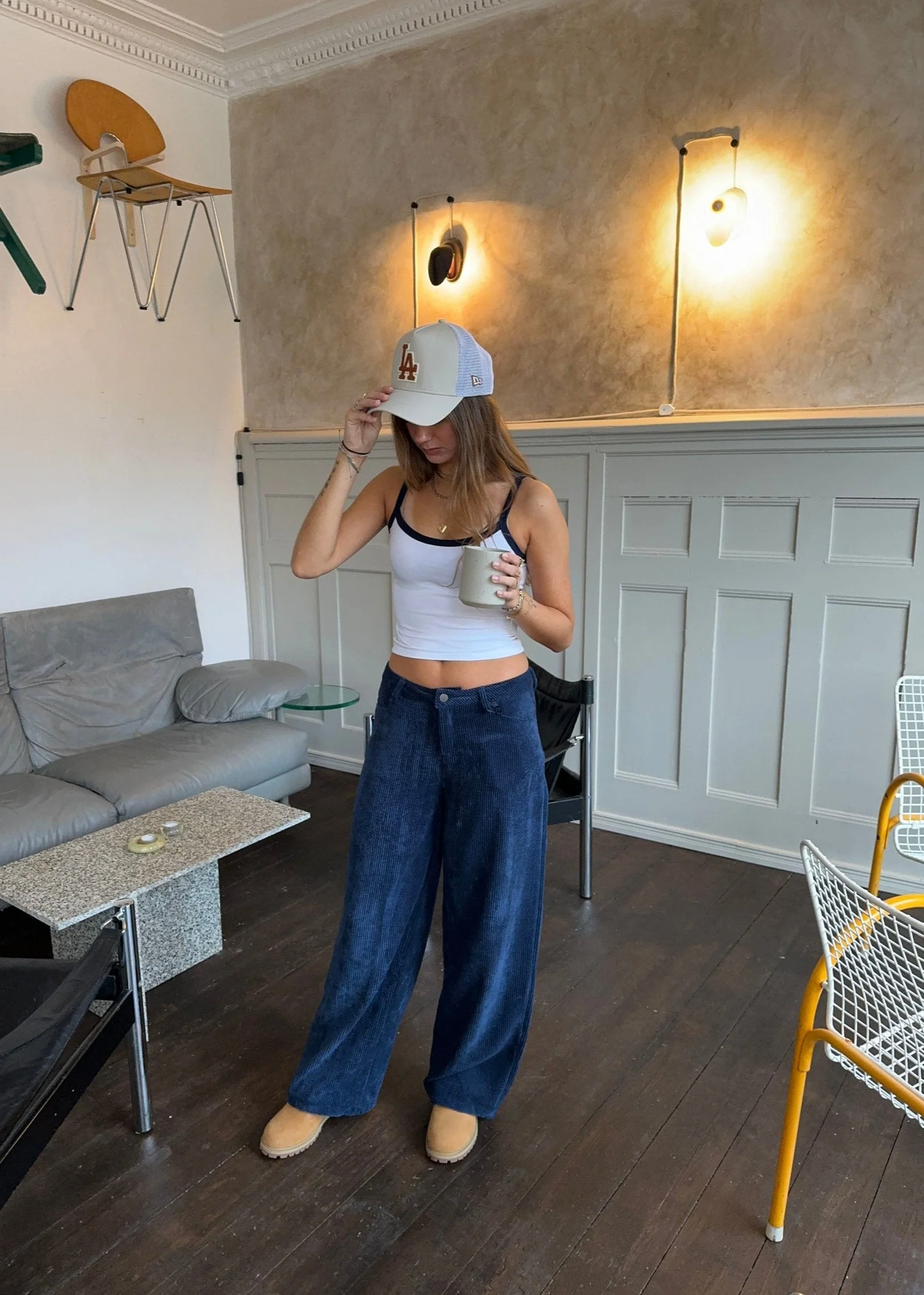 Christina corudory pants - Navy
