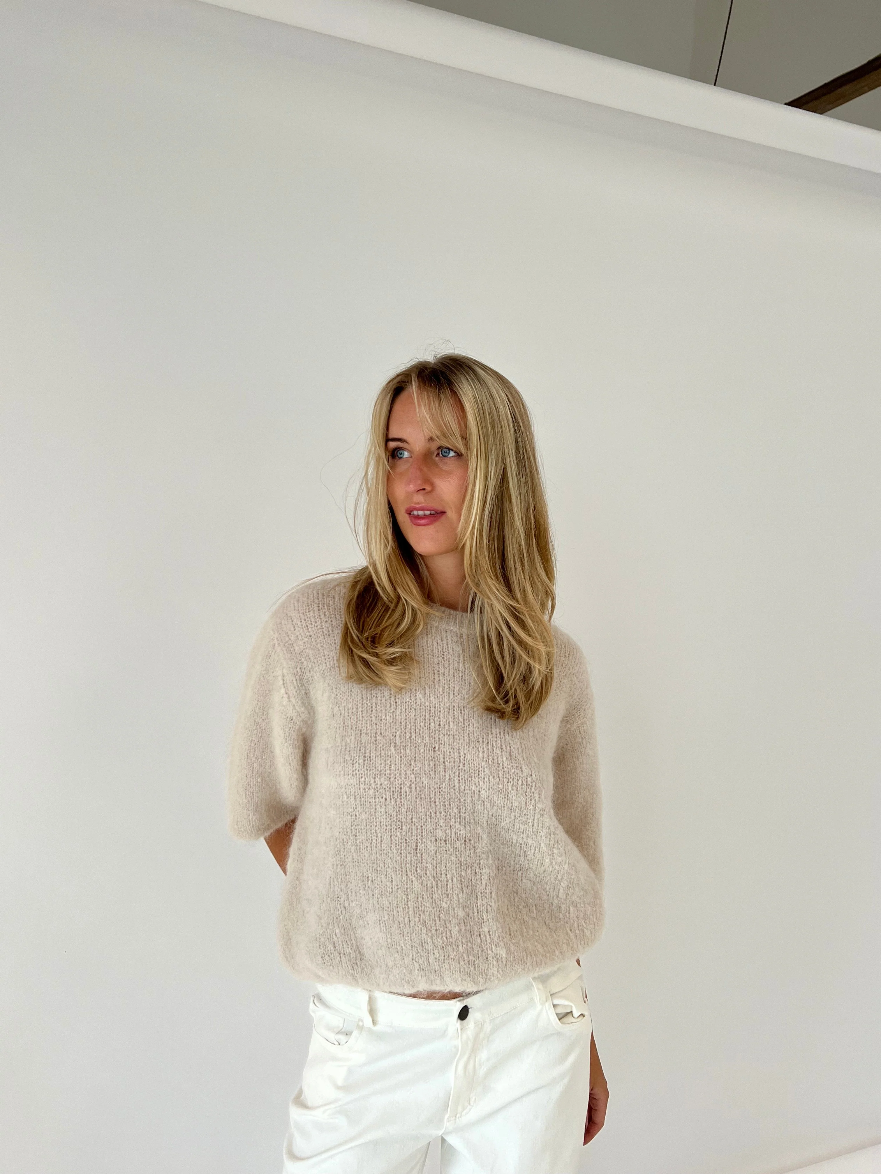 Elise t-shirt knit - Beige 10 Elise t-shirt knit - Beige