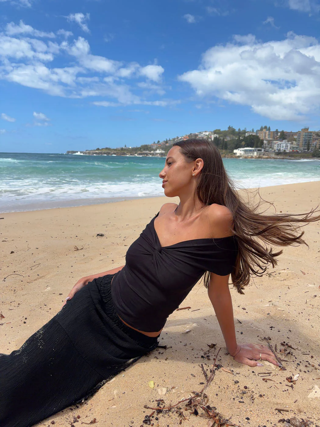 Abigail off shoulder top - Black 10 Abigail off shoulder top - Black