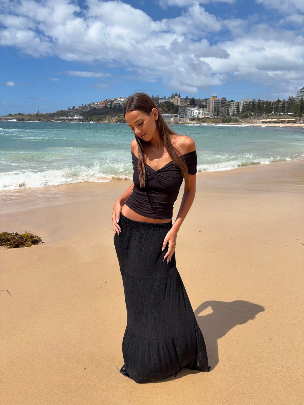 Abigail off shoulder top - Black 4 Abigail off shoulder top - Black
