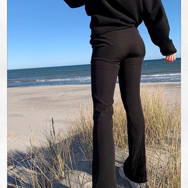 Flare pants with pockets - Black 10 Flare pants with pockets - Black
