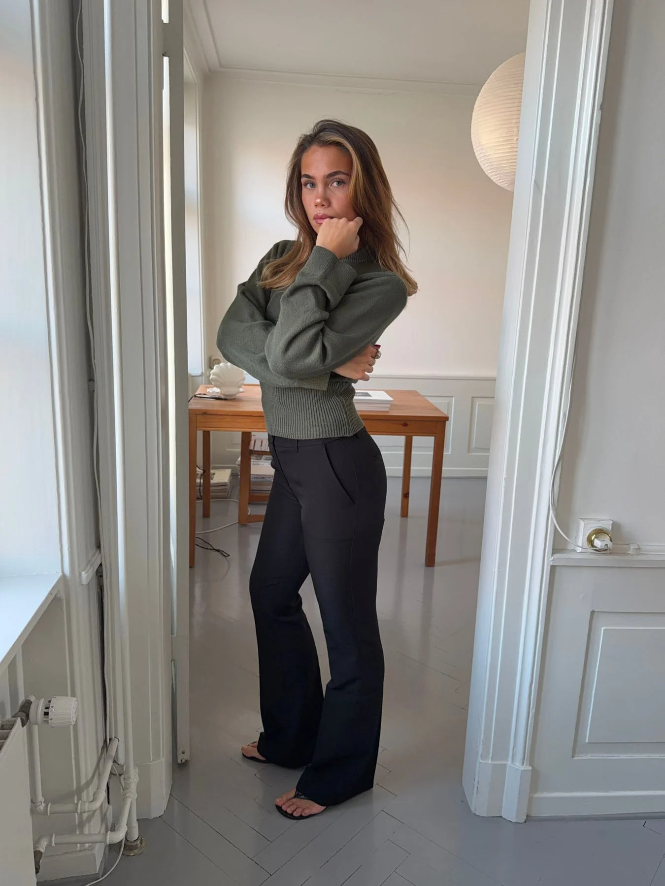 Flare pants with pockets - Black 14 Flare pants with pockets - Black