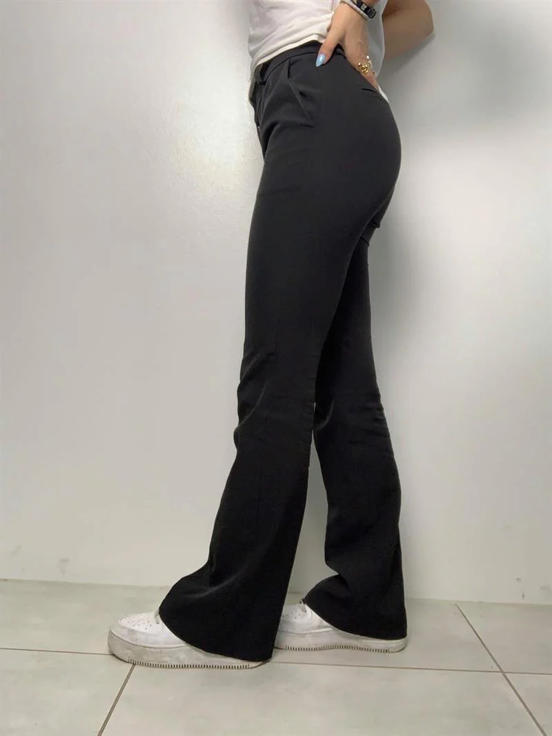 Flare pants with pockets - Black 19 Flare pants with pockets - Black