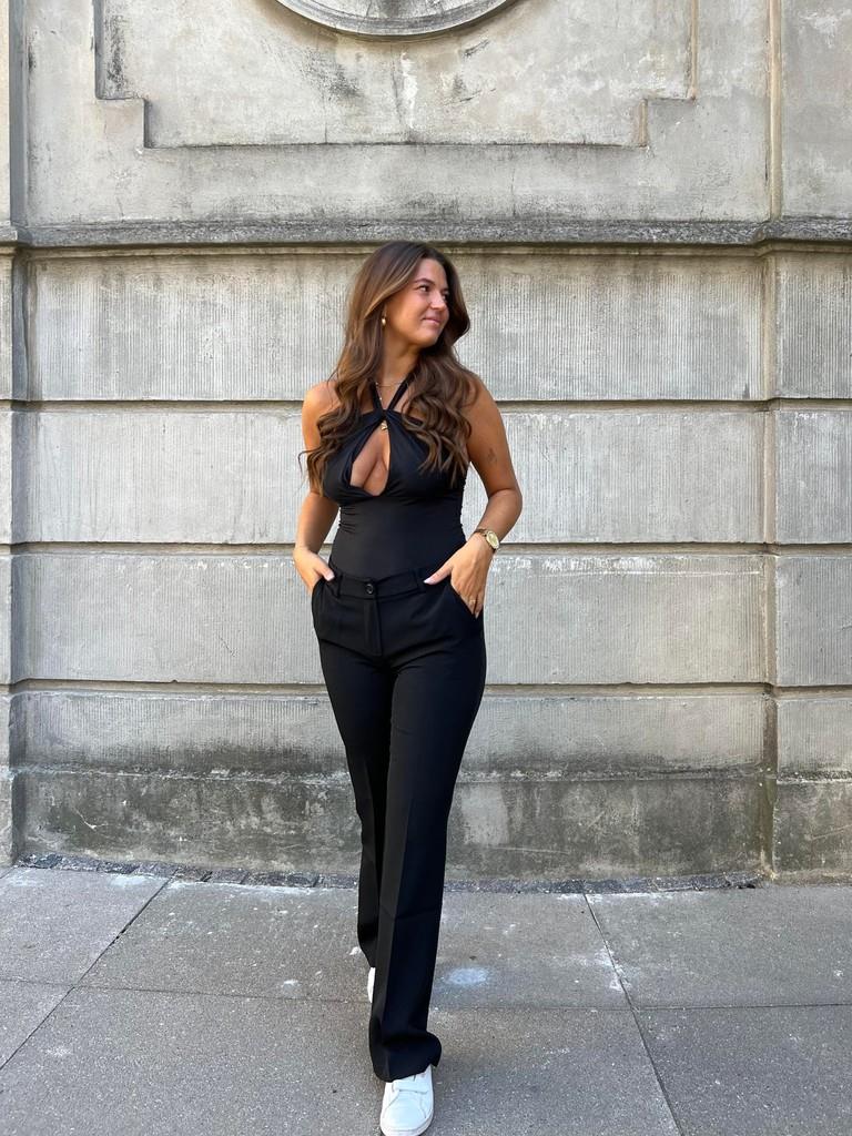 Flare pants with pockets - Black 21 Flare pants with pockets - Black