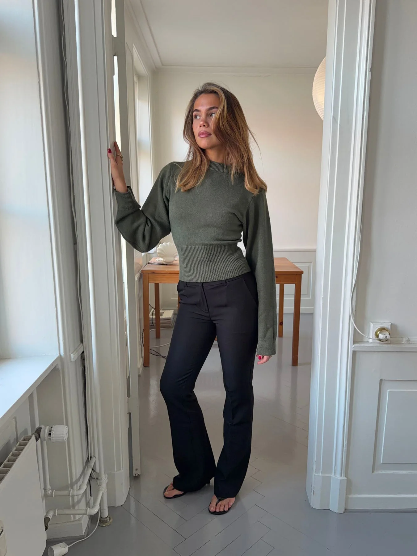 Flare pants with pockets - Black 6 Flare pants with pockets - Black