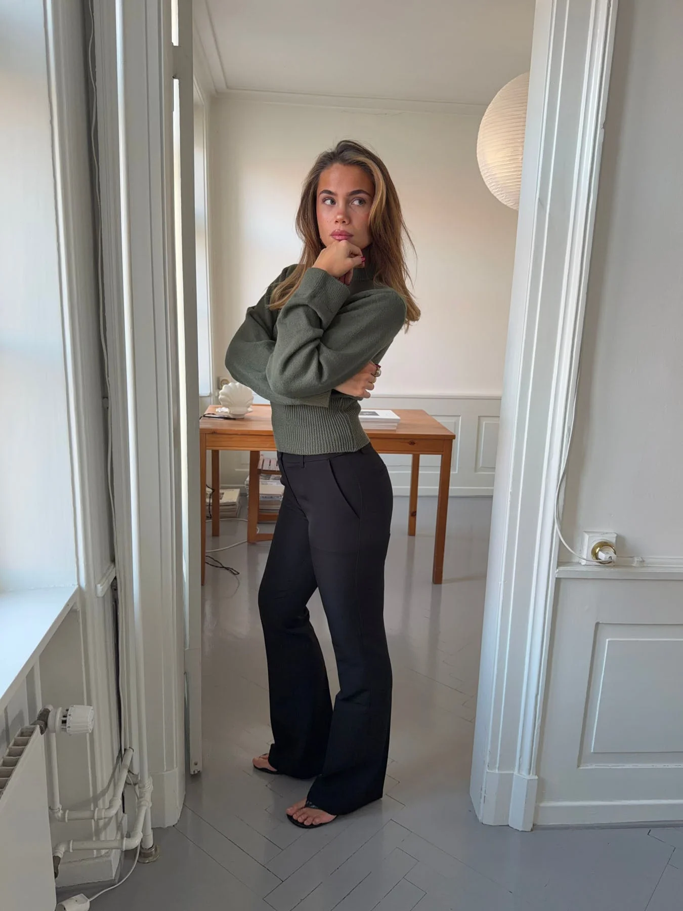 Flare pants with pockets - Black 7 Flare pants with pockets - Black