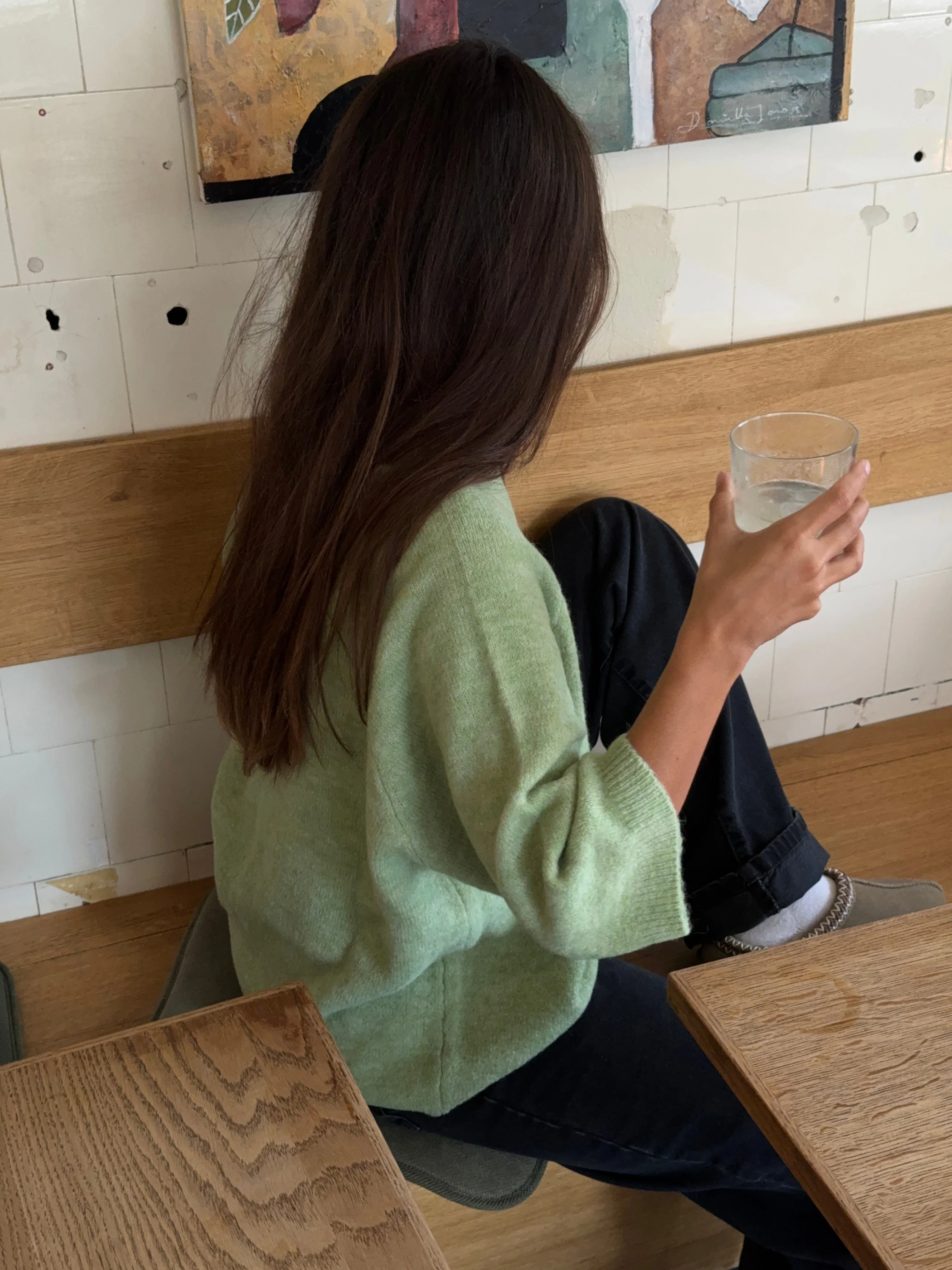 Alia three-quarter sleeve knit – Green 6 Alia three-quarter sleeve knit – Green