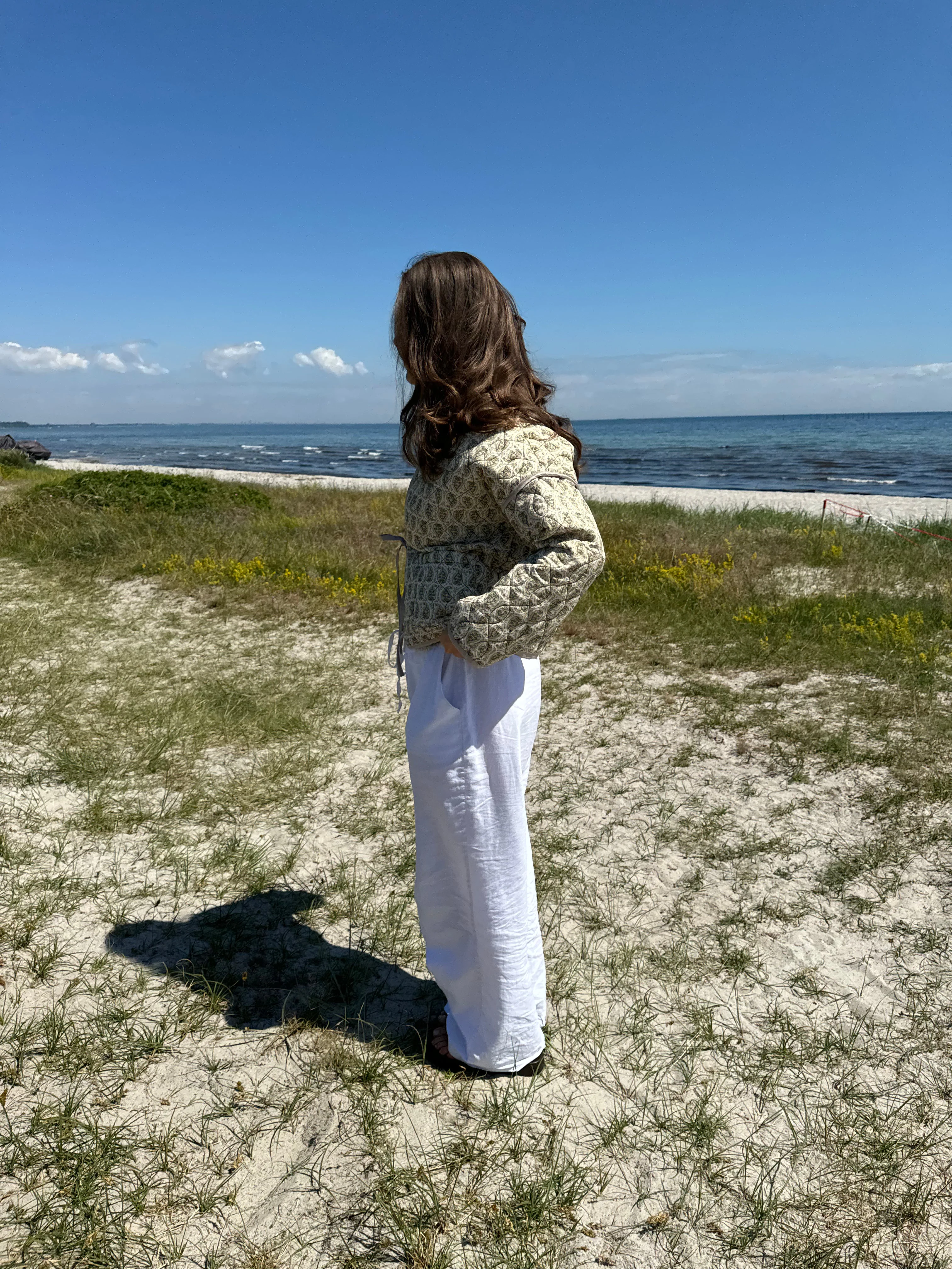Alisa patterned quilted jacket - Green/beige 11 Alisa patterned quilted jacket - Green/beige