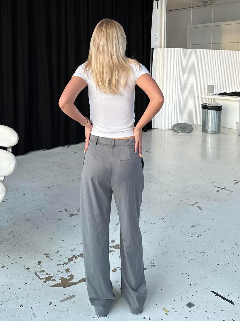 Lisette oversized suit pants - Grey 2 Lisette oversized suit pants - Grey