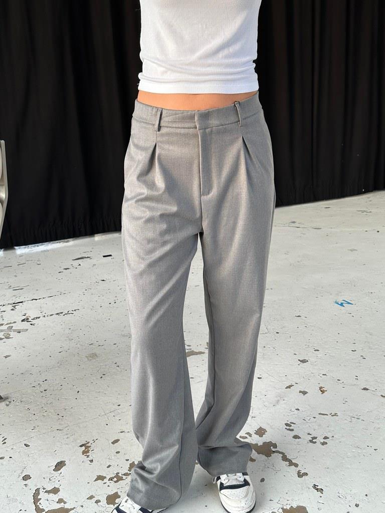 Lisette oversized suit pants - Grey 4 Lisette oversized suit pants - Grey