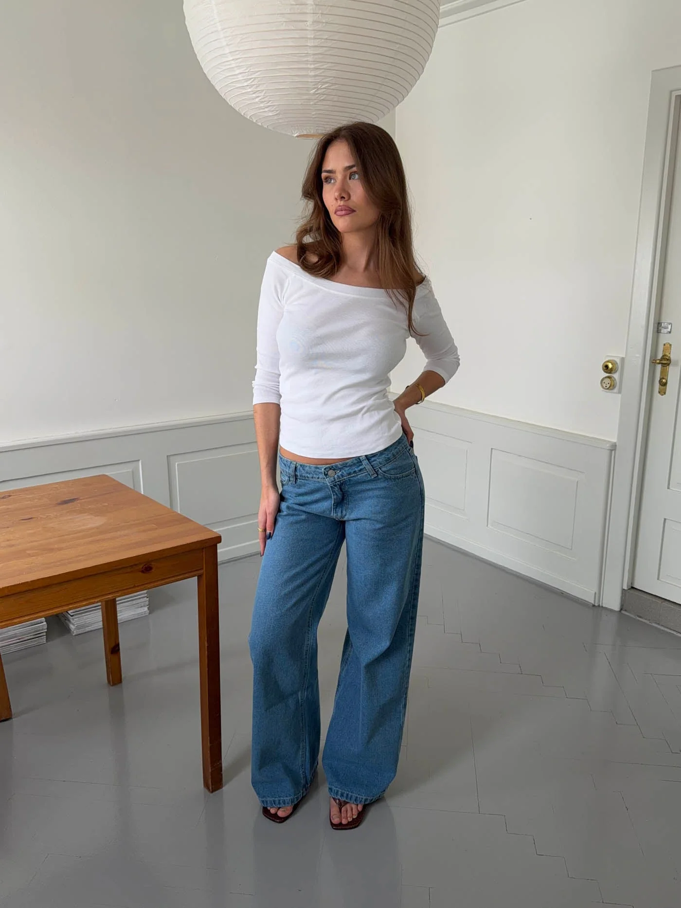 Ranya low waisted jeans - Blue 10 Ranya low waisted jeans - Blue