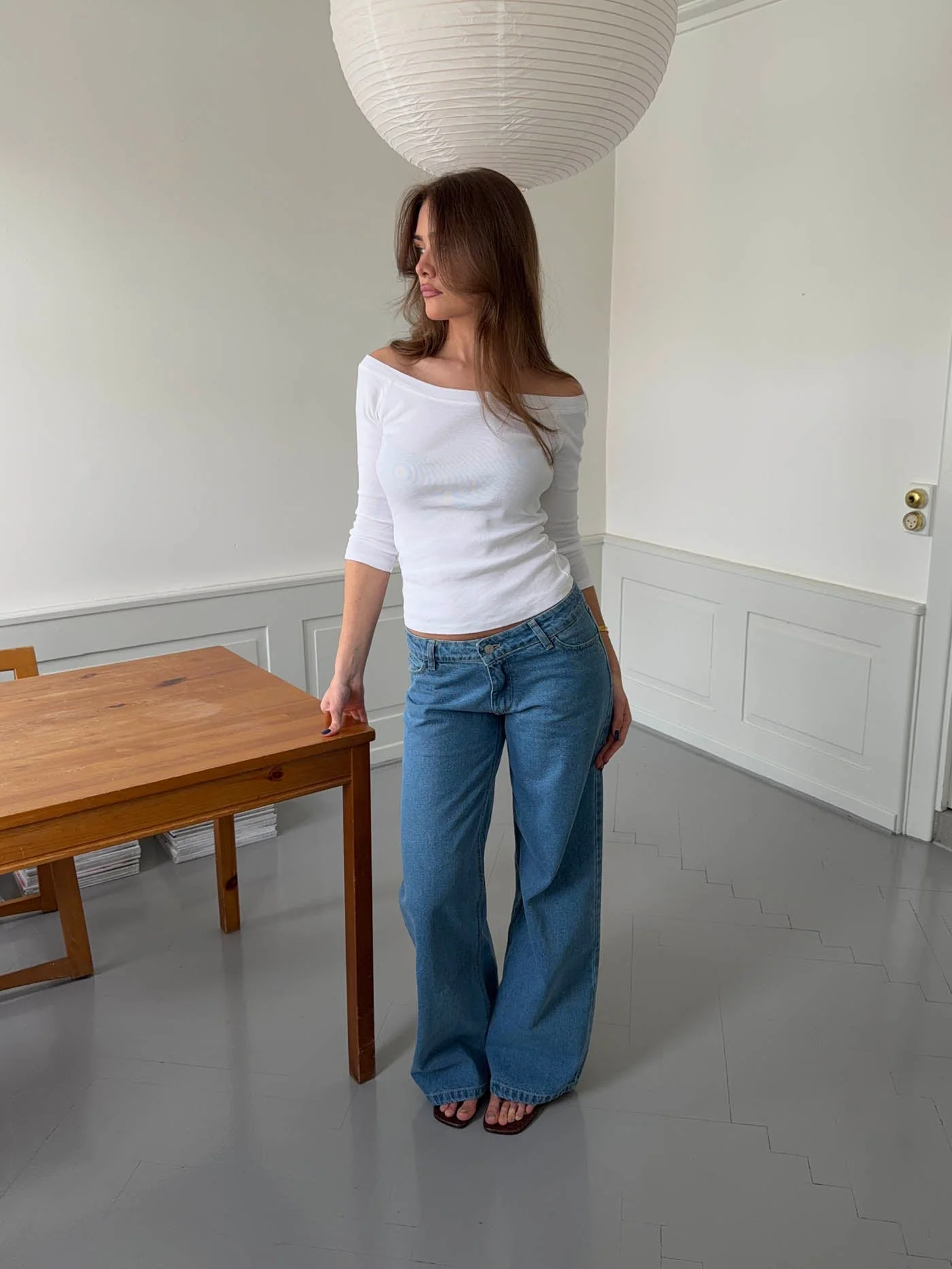 Ranya low waisted jeans - Blue 5 Ranya low waisted jeans - Blue