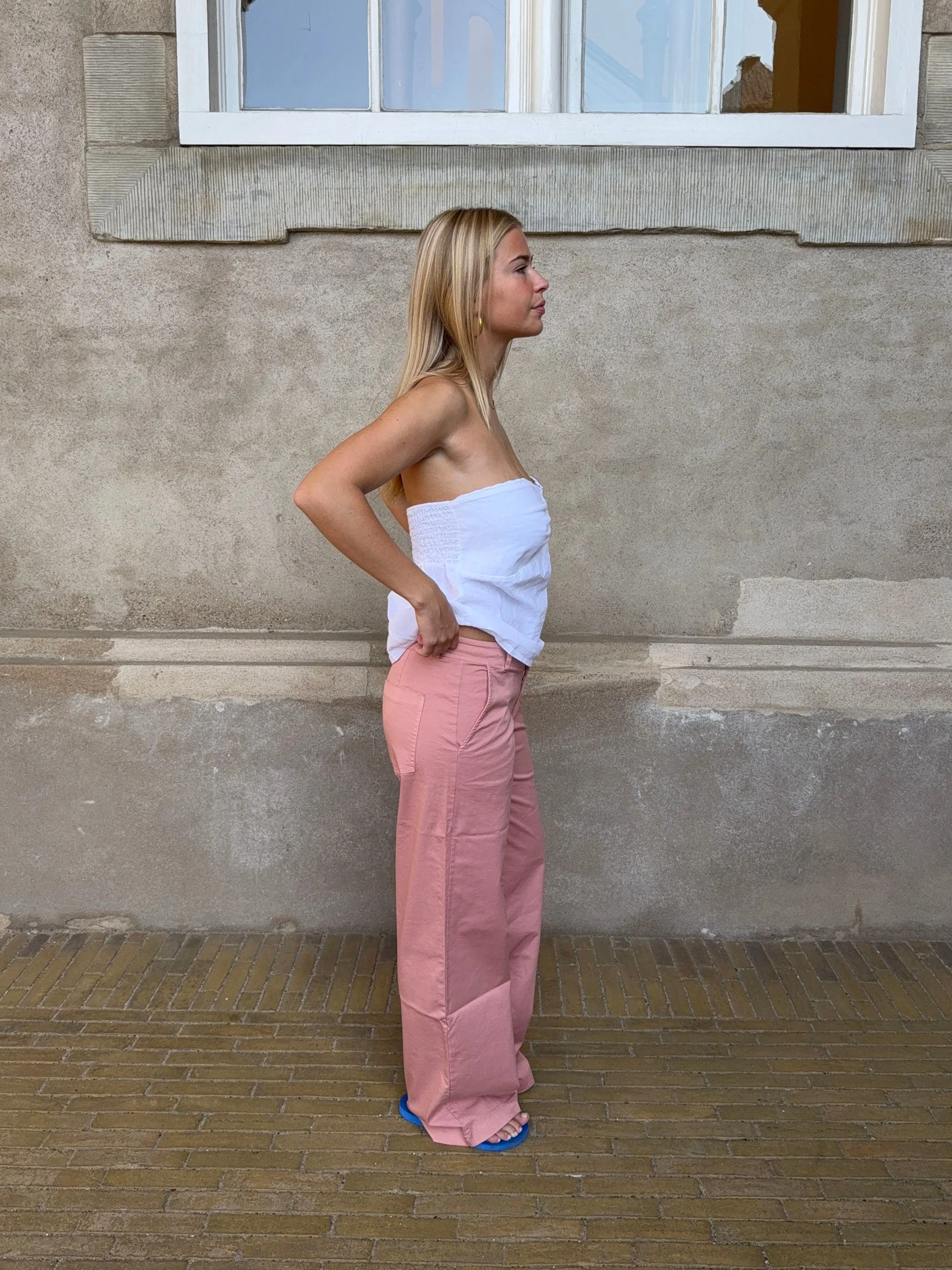 Ama oversized pants - Pink 9 Ama oversized pants - Pink