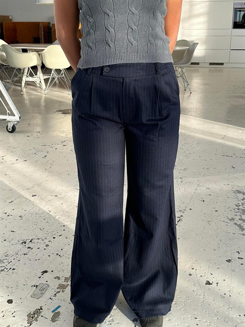 Amalia striped pants - navy 2 Amalia striped pants - navy