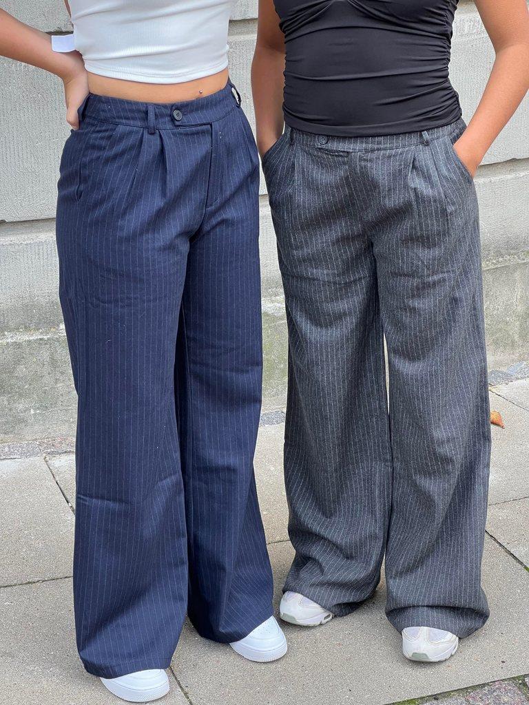 Amalia striped pants - navy 3 Amalia striped pants - navy