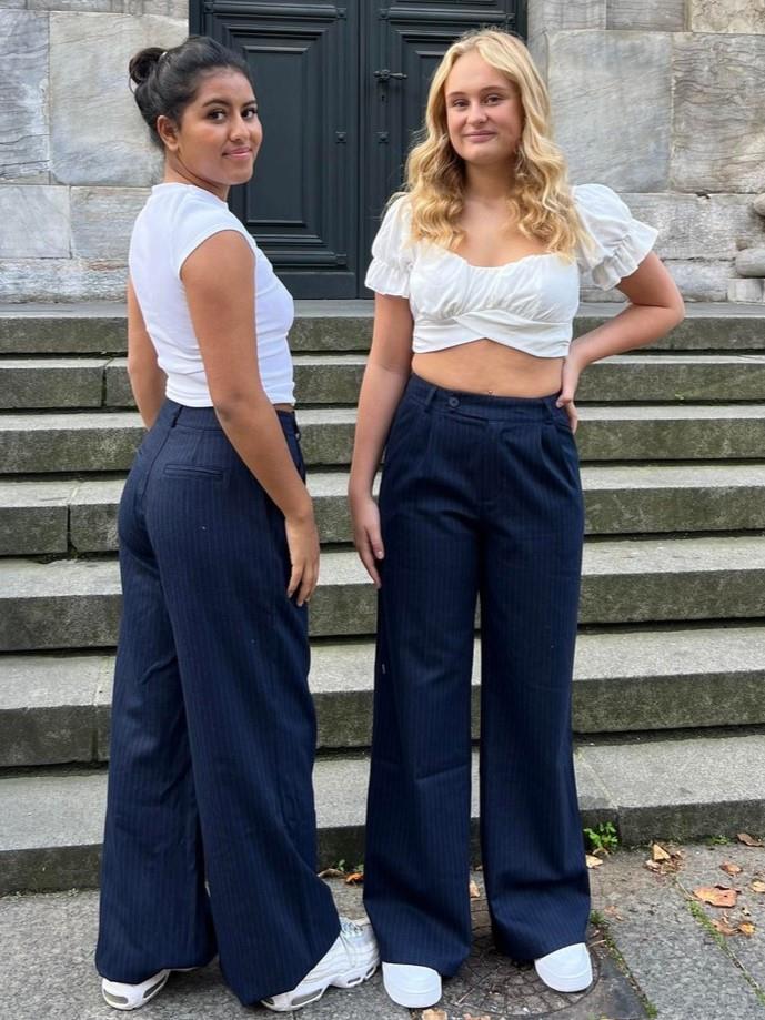 Amalia striped pants - navy 9 Amalia striped pants - navy