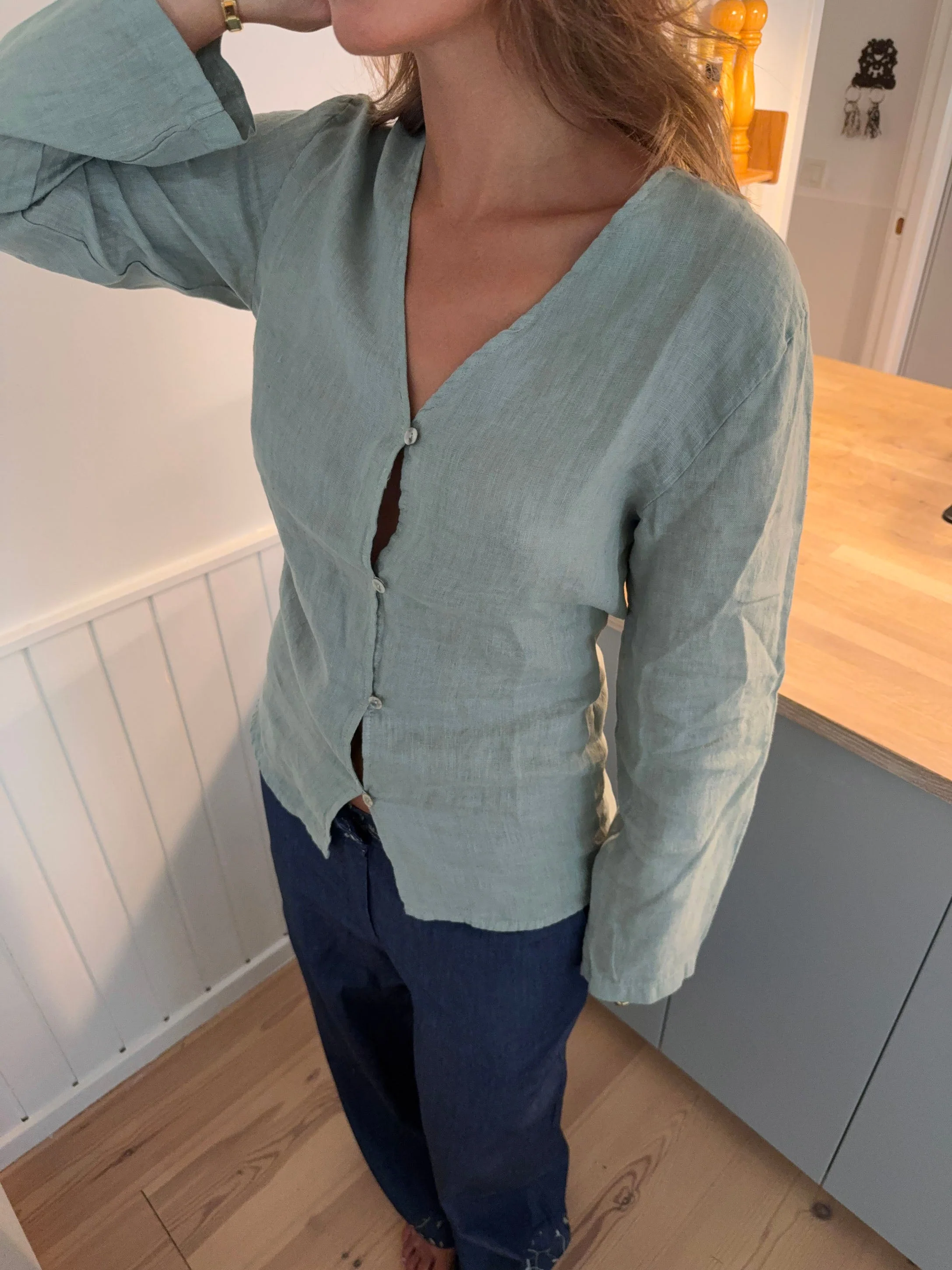 Amula linen shirt – Mint green 8 Amula linen shirt – Mint green