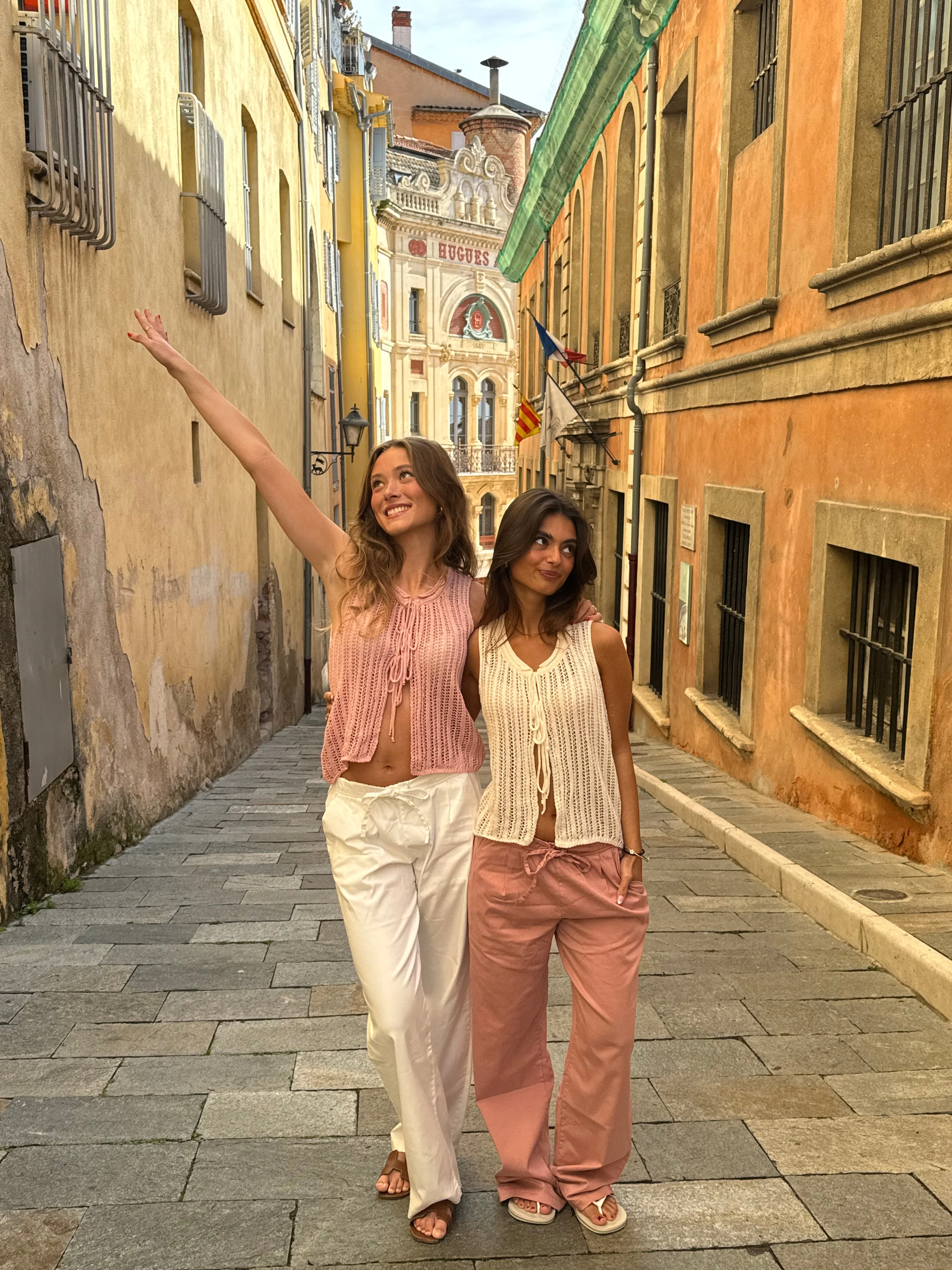 Anouk trousers with tie - Pink 8 Anouk trousers with tie - Pink
