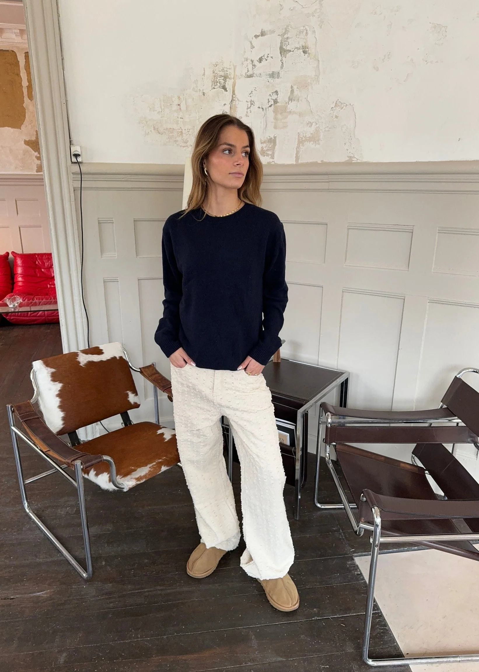 Ariana trousers with pattern - Off white 8 Ariana trousers with pattern - Off white