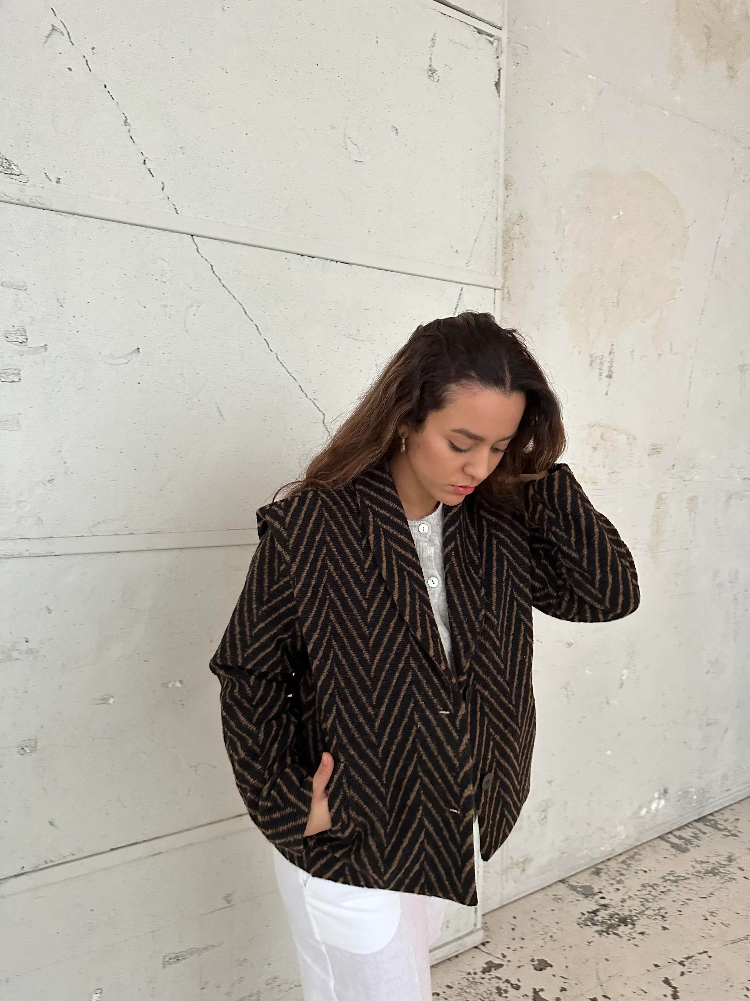 Astoria jacket/blazer - Black/Beige 2 Astoria jacket/blazer - Black/Beige