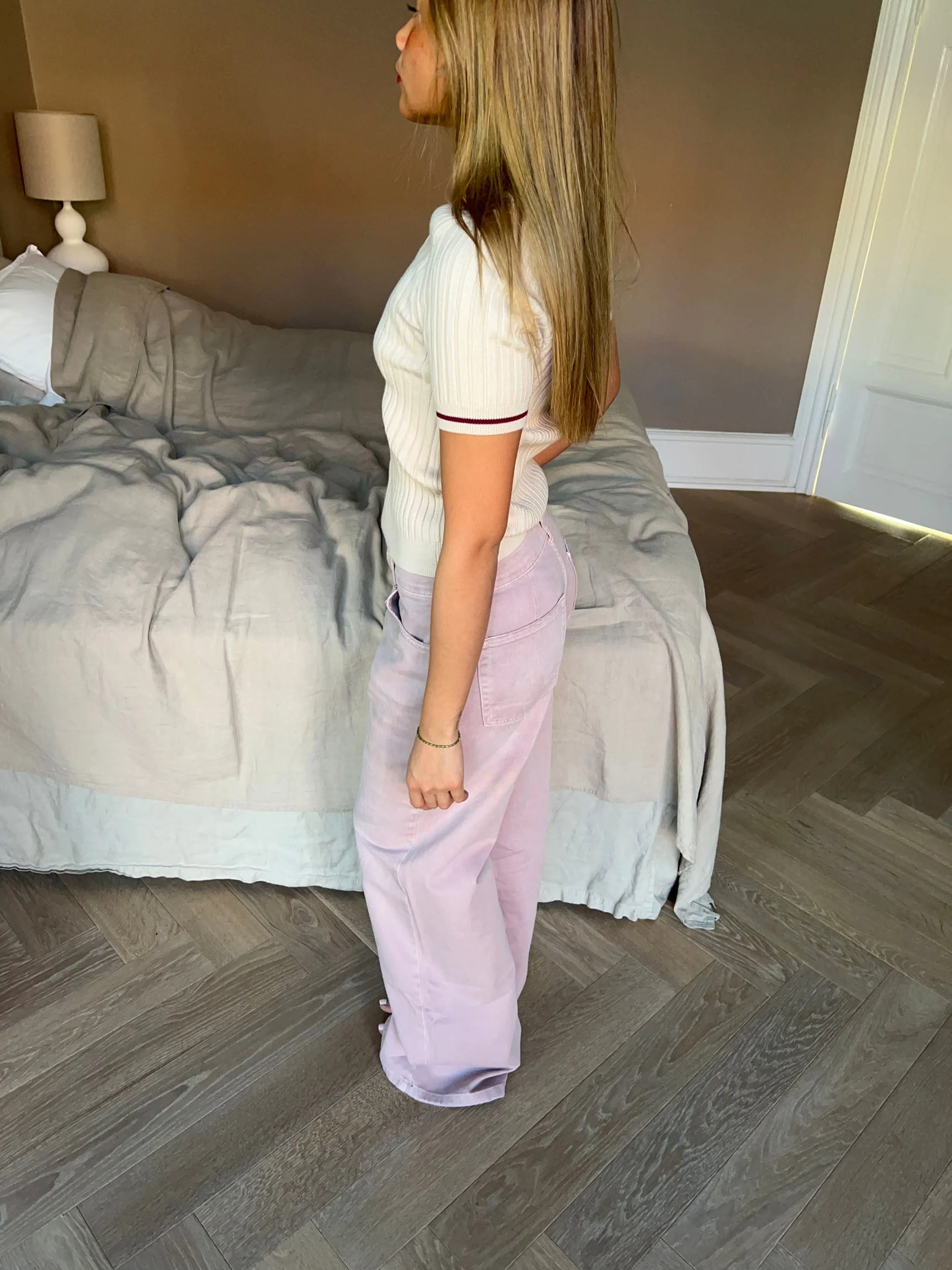 Audrey jeans - Dusty pink 18 Audrey jeans - Dusty pink