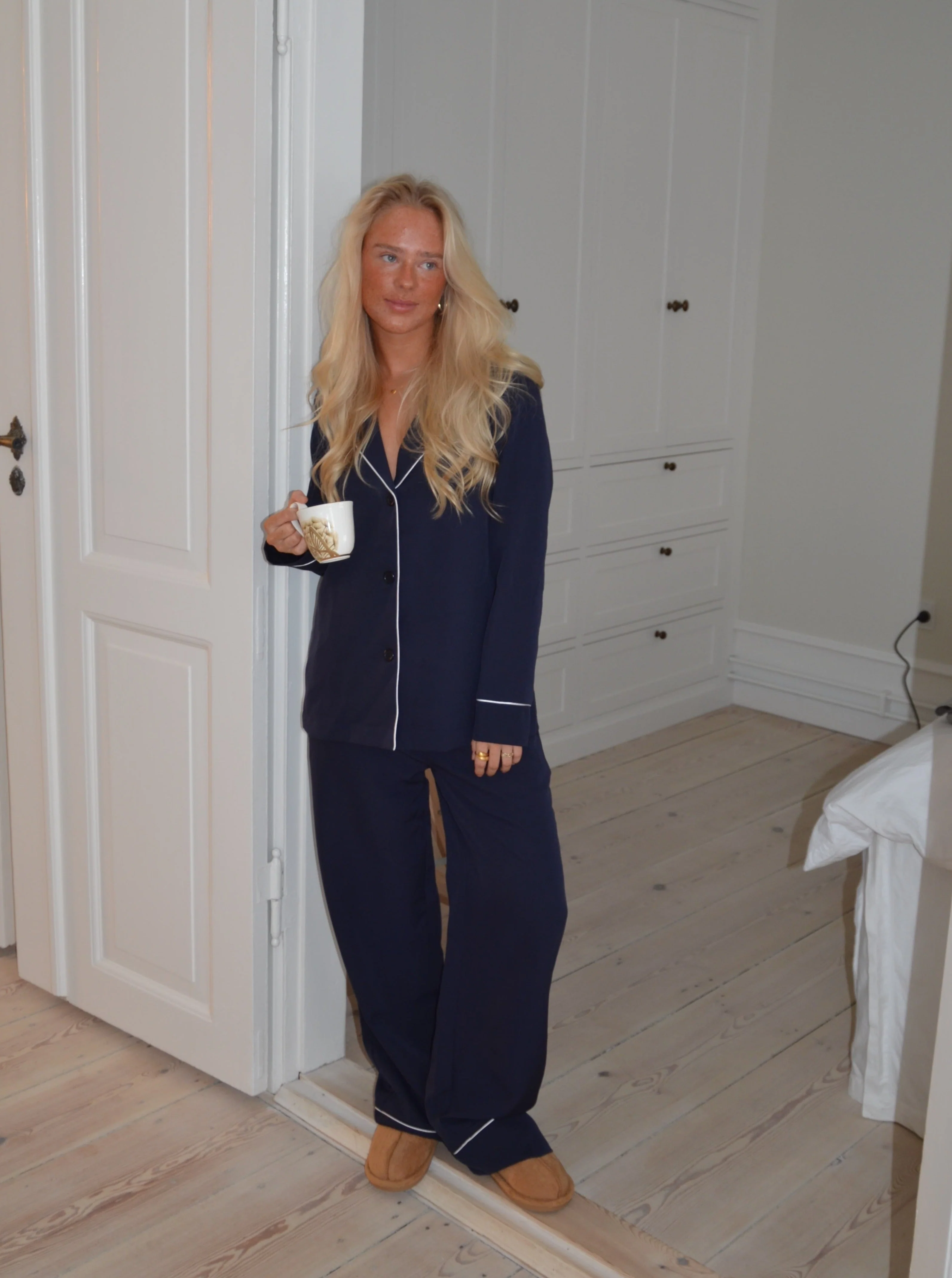 Aurelia pyjamas shirt - Navy 8 Aurelia pyjamas shirt - Navy