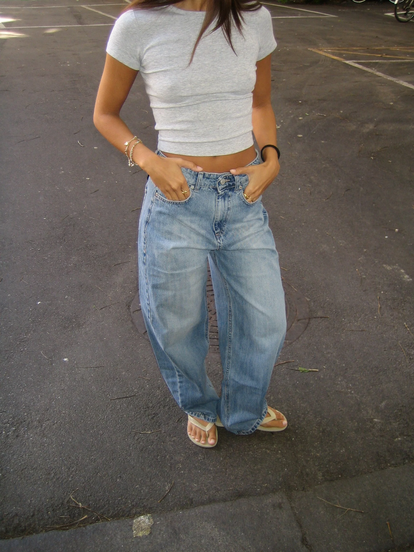 Baloua balloon jeans - Light denim