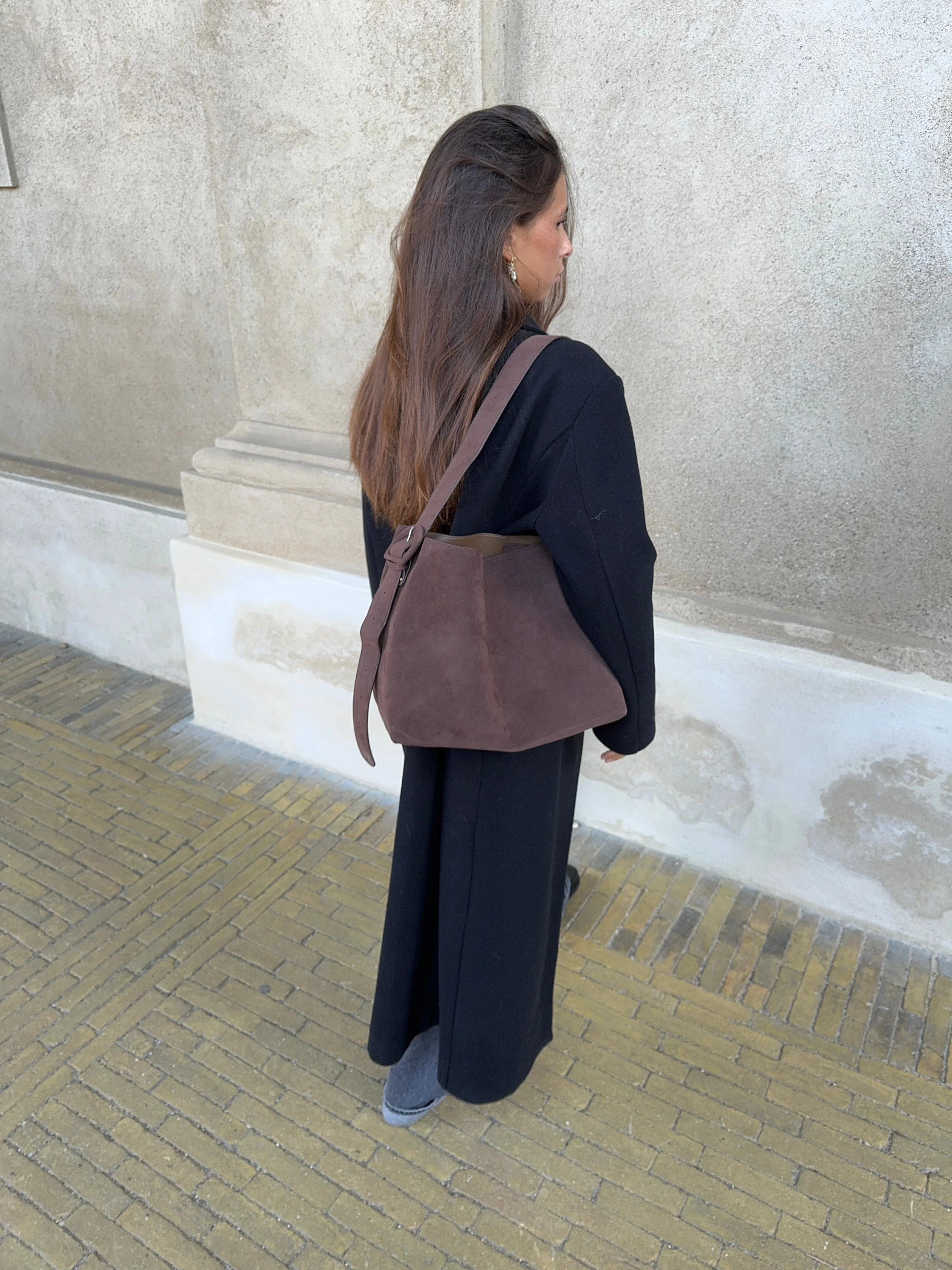 Barcelona shoulder bag - Dark brown 4 Barcelona shoulder bag - Dark brown