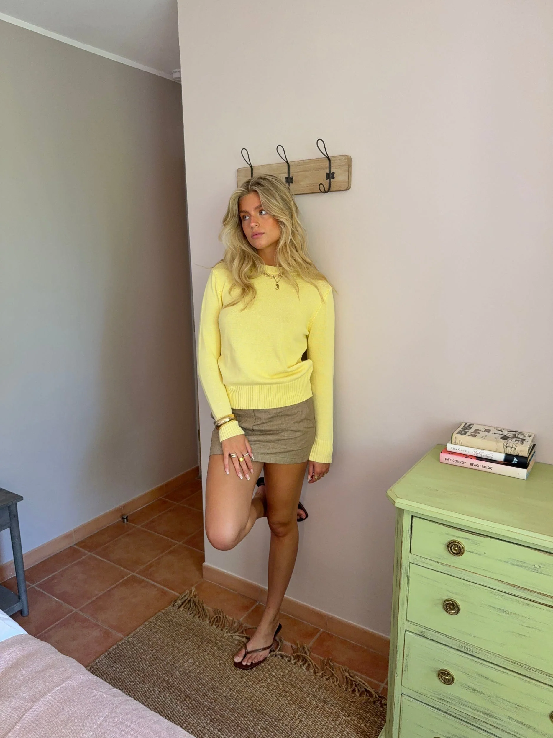 Beatrice knitted sweater – Yellow 5 Beatrice knitted sweater – Yellow