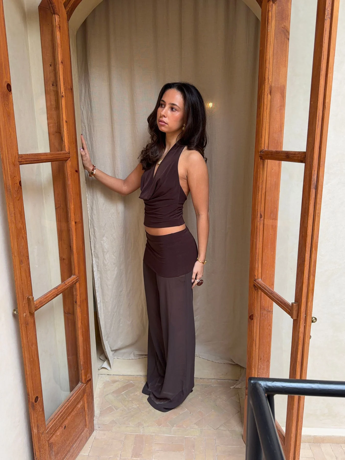 Bila mesh trousers - Brown 12 Bila mesh trousers - Brown