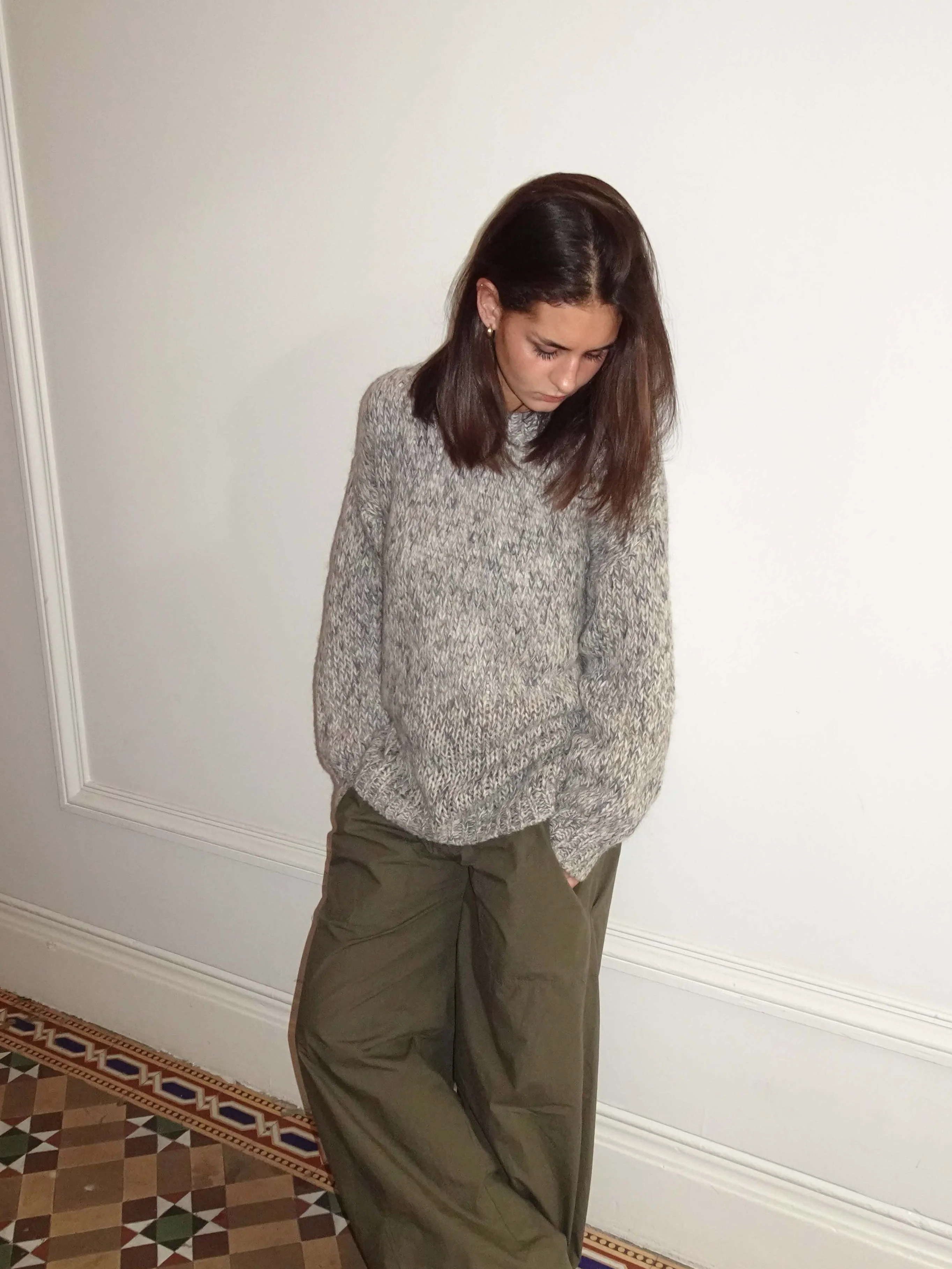Jeala knit - Grey/beige 3 Jeala knit - Grey/beige