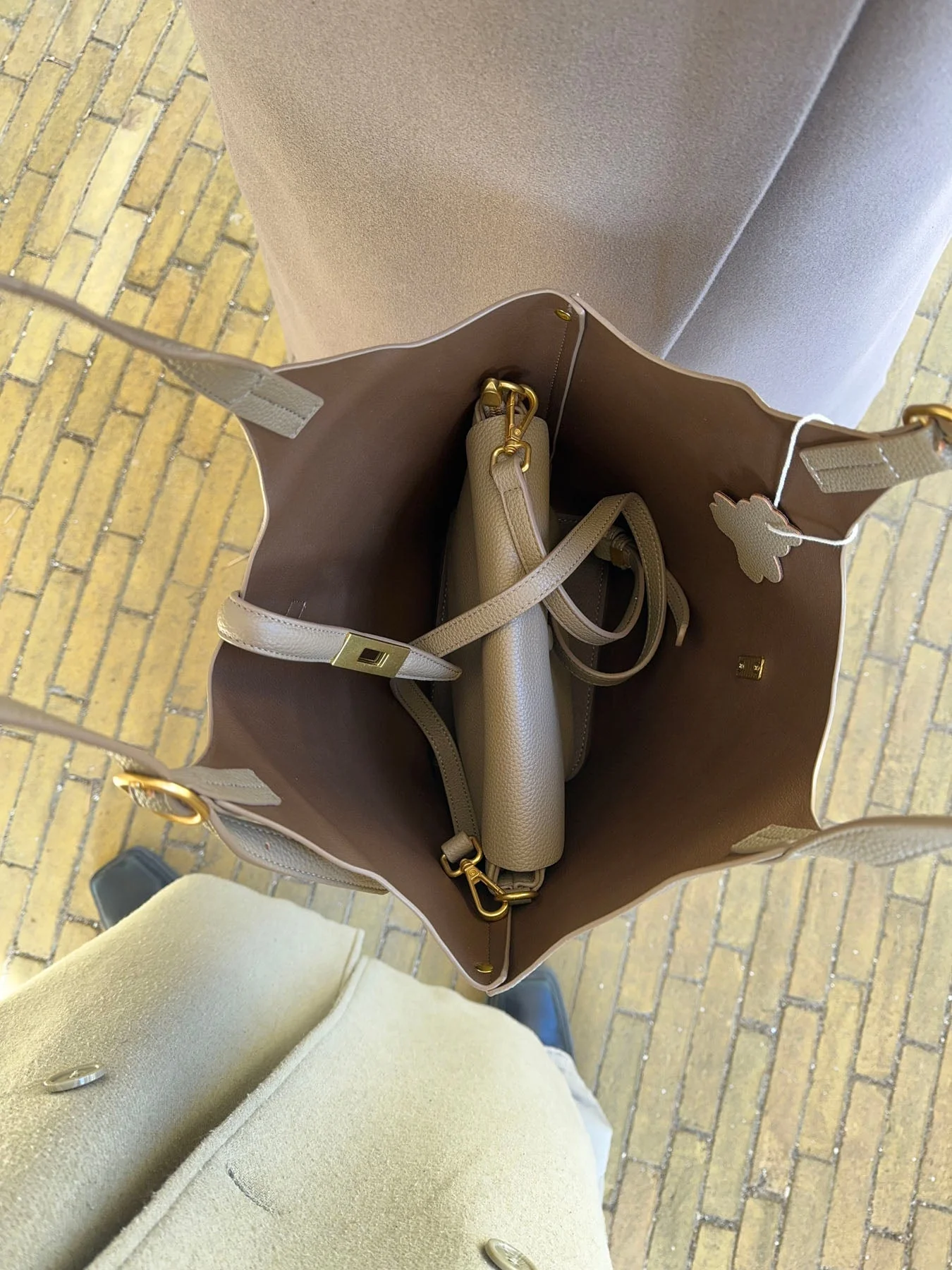 Brasília shoulder bag - Khaki 4 Brasília shoulder bag - Khaki