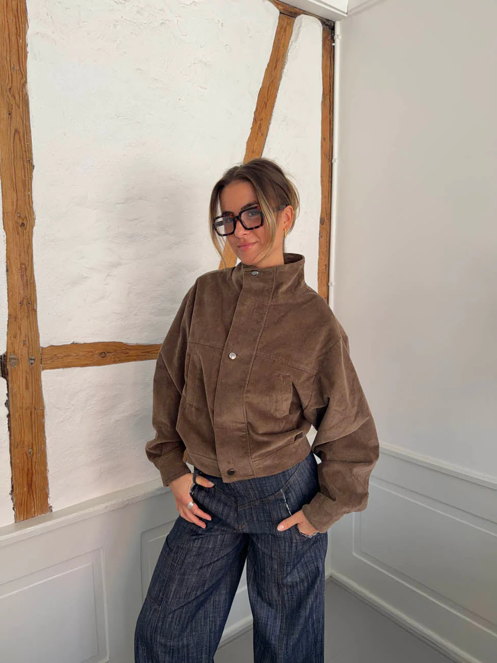 Bruno corduroy bomber jacket – Brown 11 Bruno corduroy bomber jacket – Brown