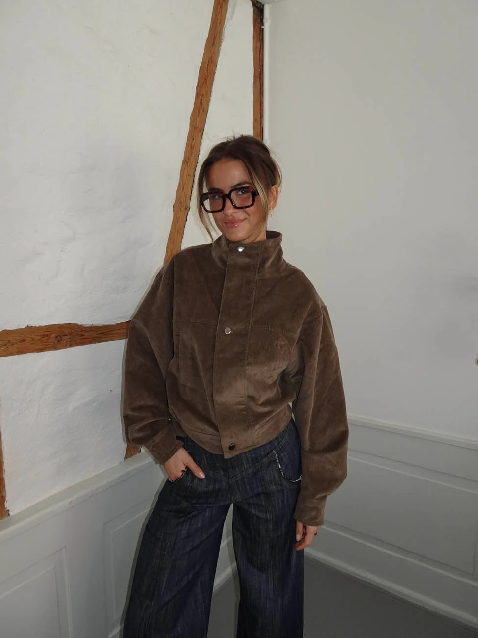Bruno corduroy bomber jacket – Brown 12 Bruno corduroy bomber jacket – Brown