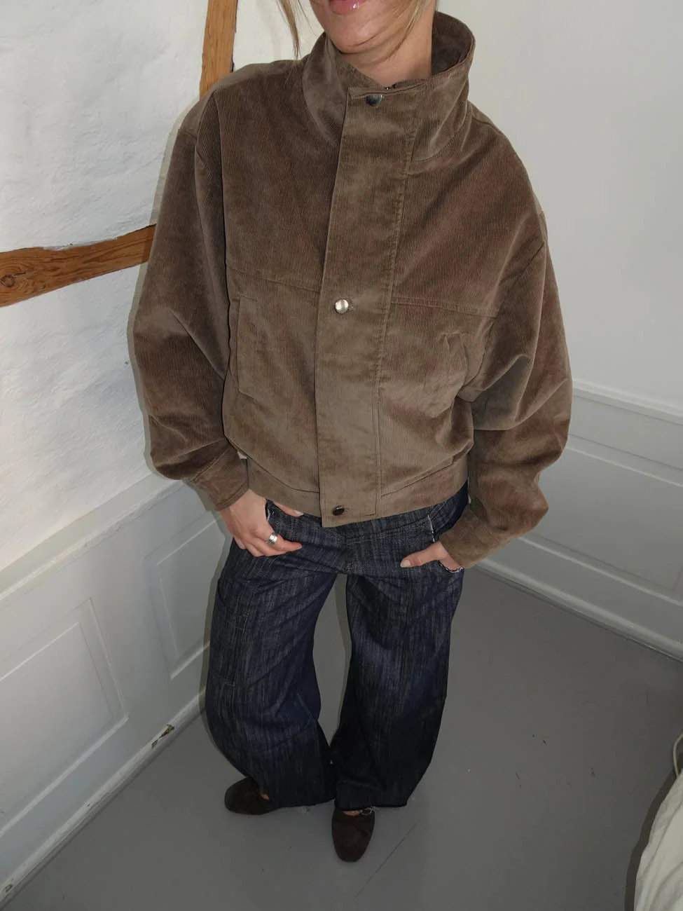 Bruno corduroy bomber jacket – Brown 4 Bruno corduroy bomber jacket – Brown