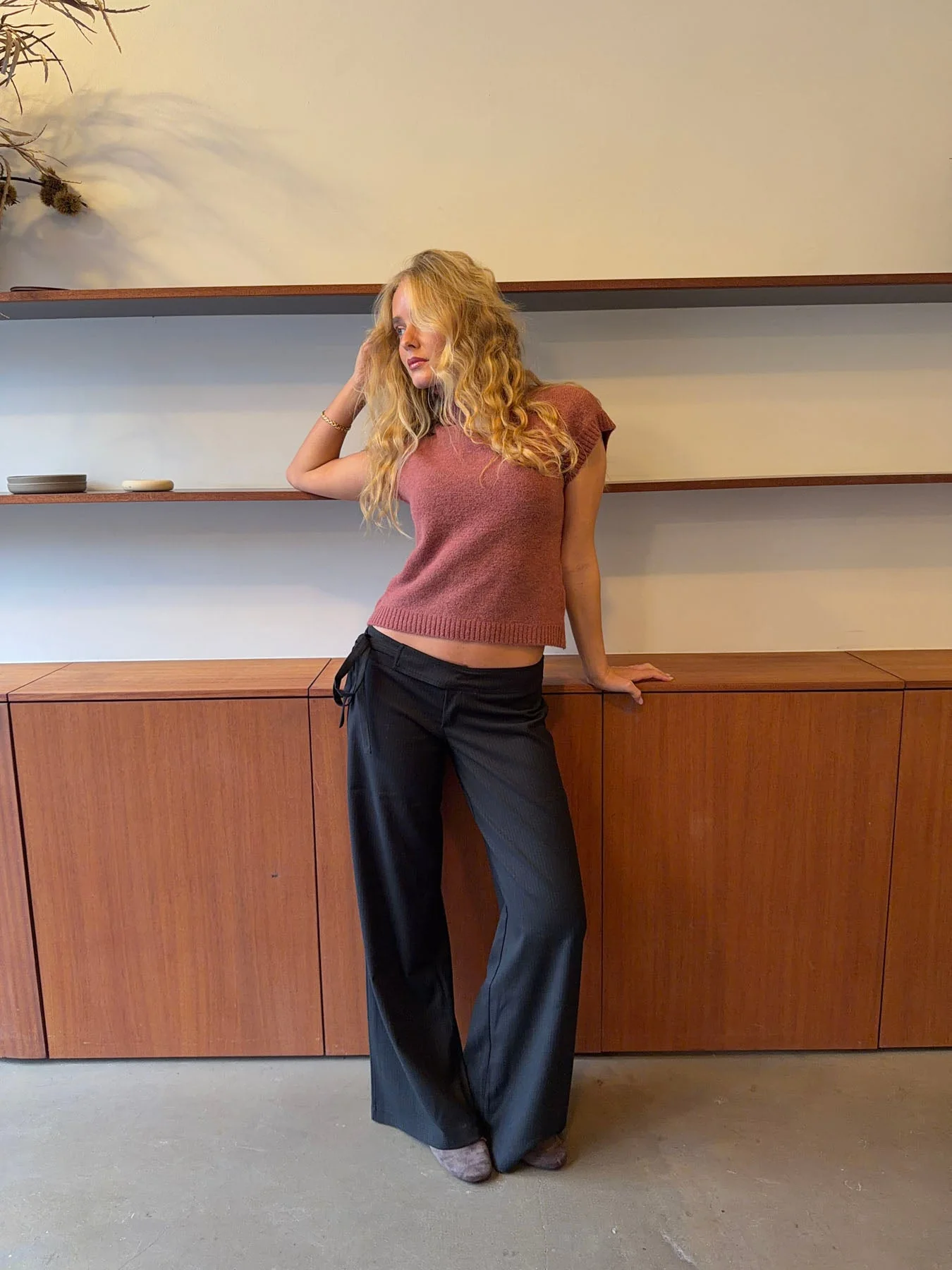 Buka pants with tie detail - Black 6 Buka pants with tie detail - Black